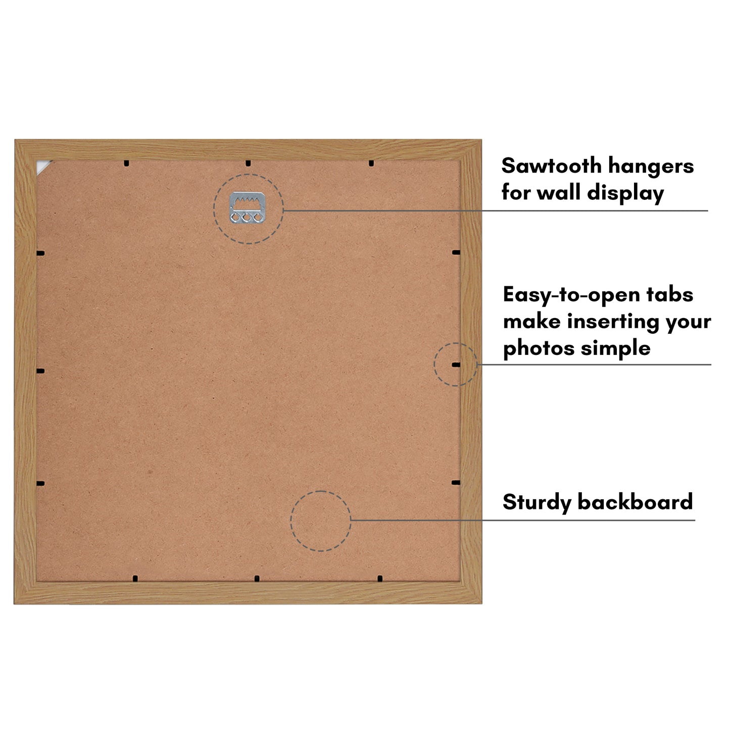 Americanflat 14x14 Signature Picture Frame for Weddings Baby Showers and More