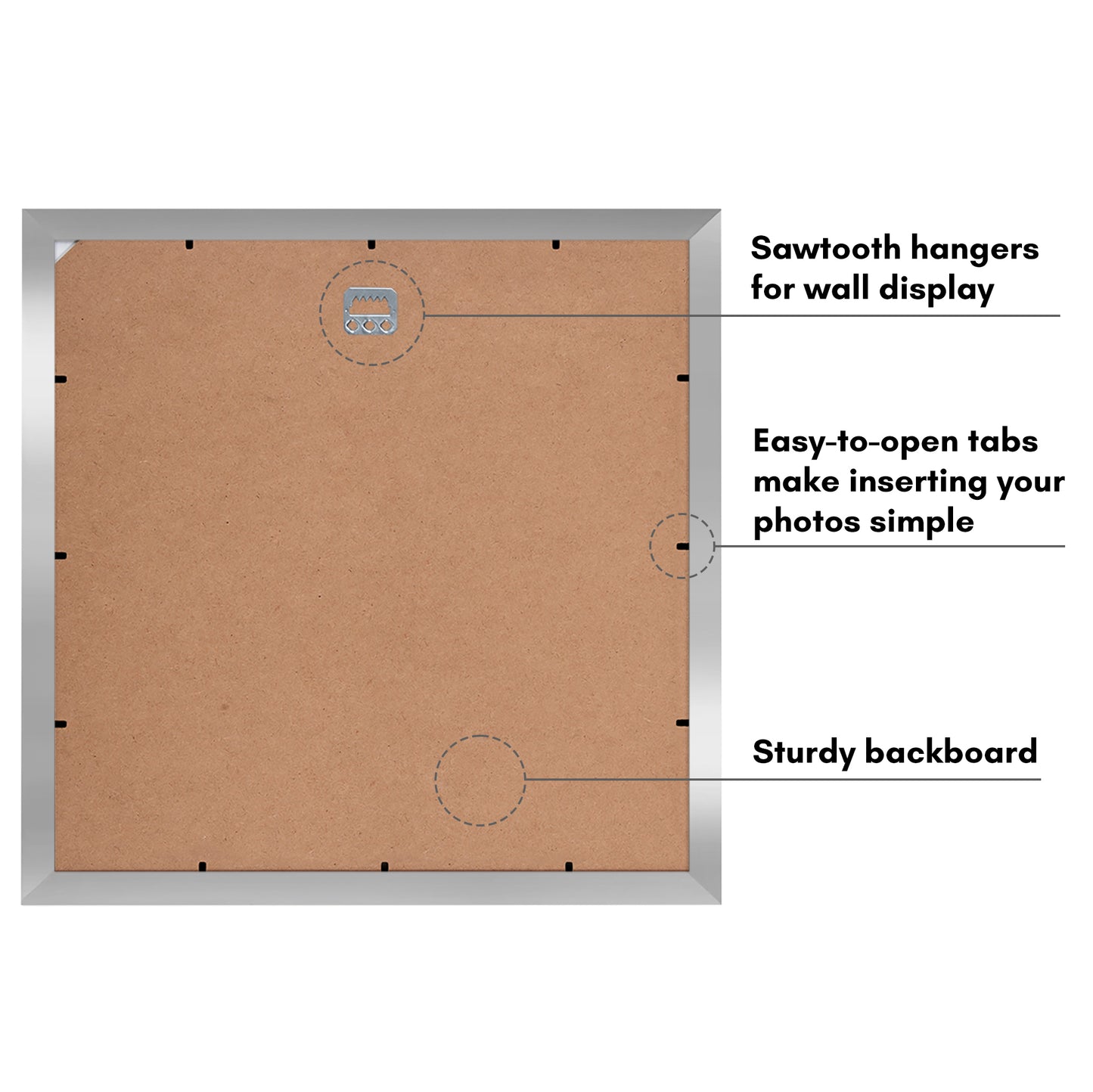 Americanflat 14x14 Signature Picture Frame for Weddings Baby Showers and More
