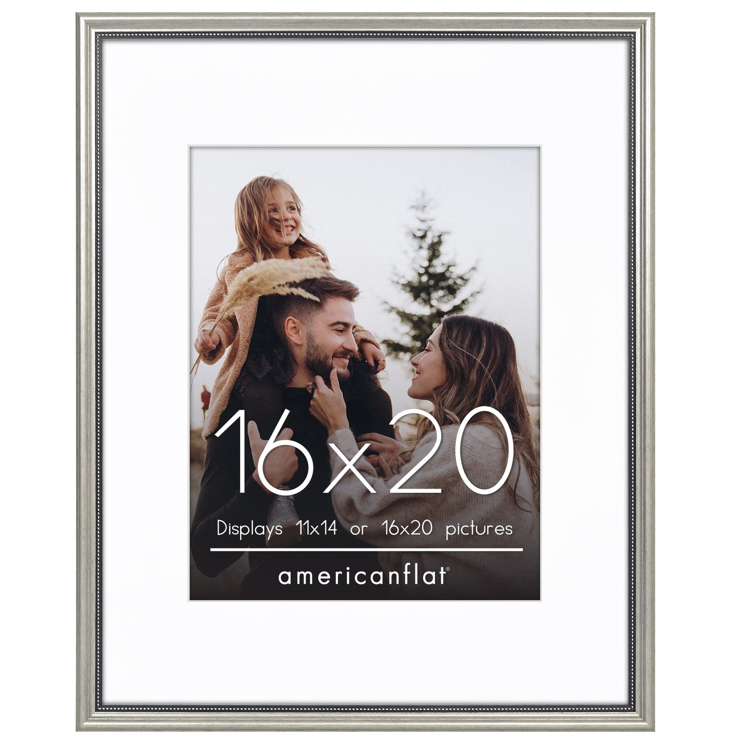 Americanflat Vintage Frames with Mat | Distressed Molding