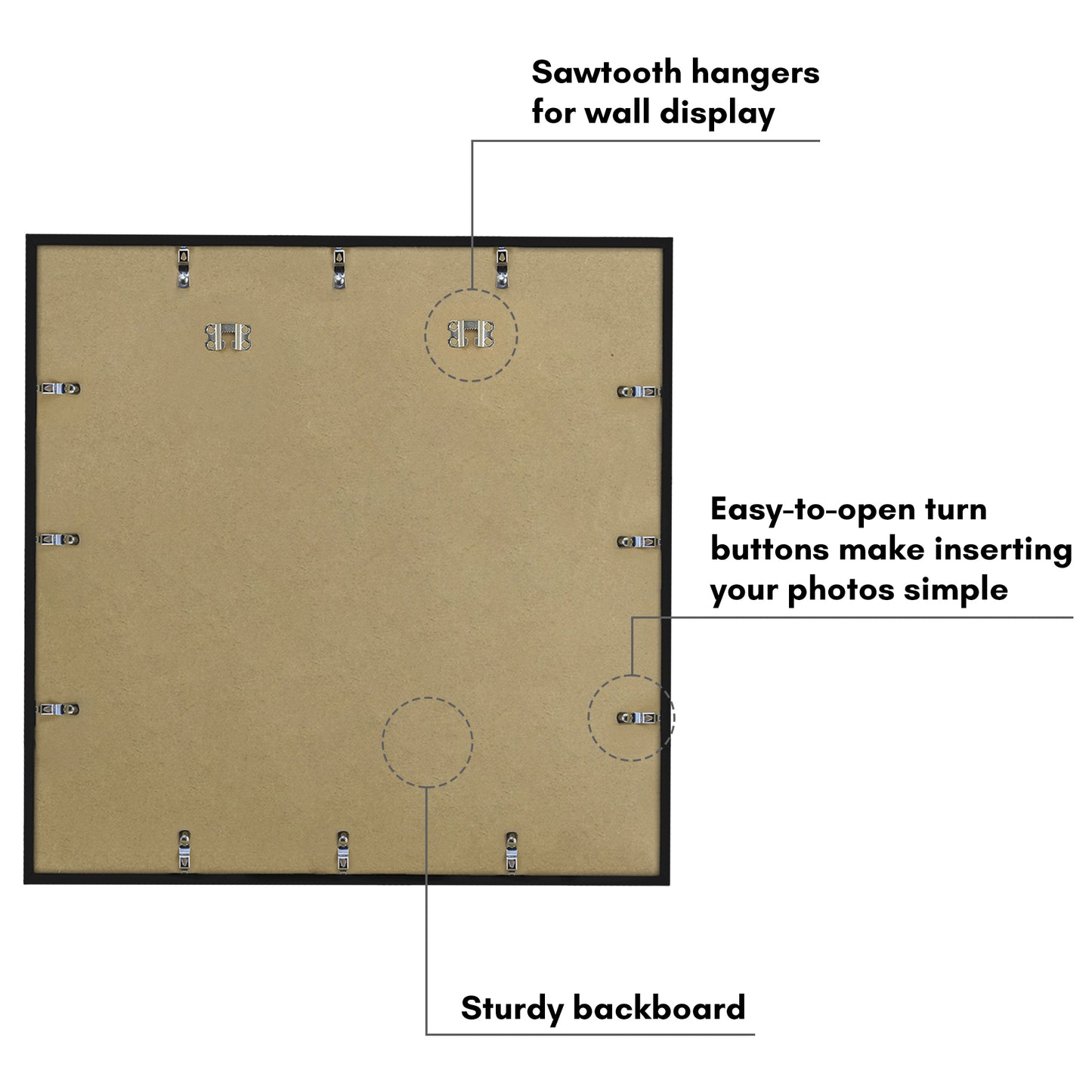 Gallery Picture Frame with Mat | Streamline Collection