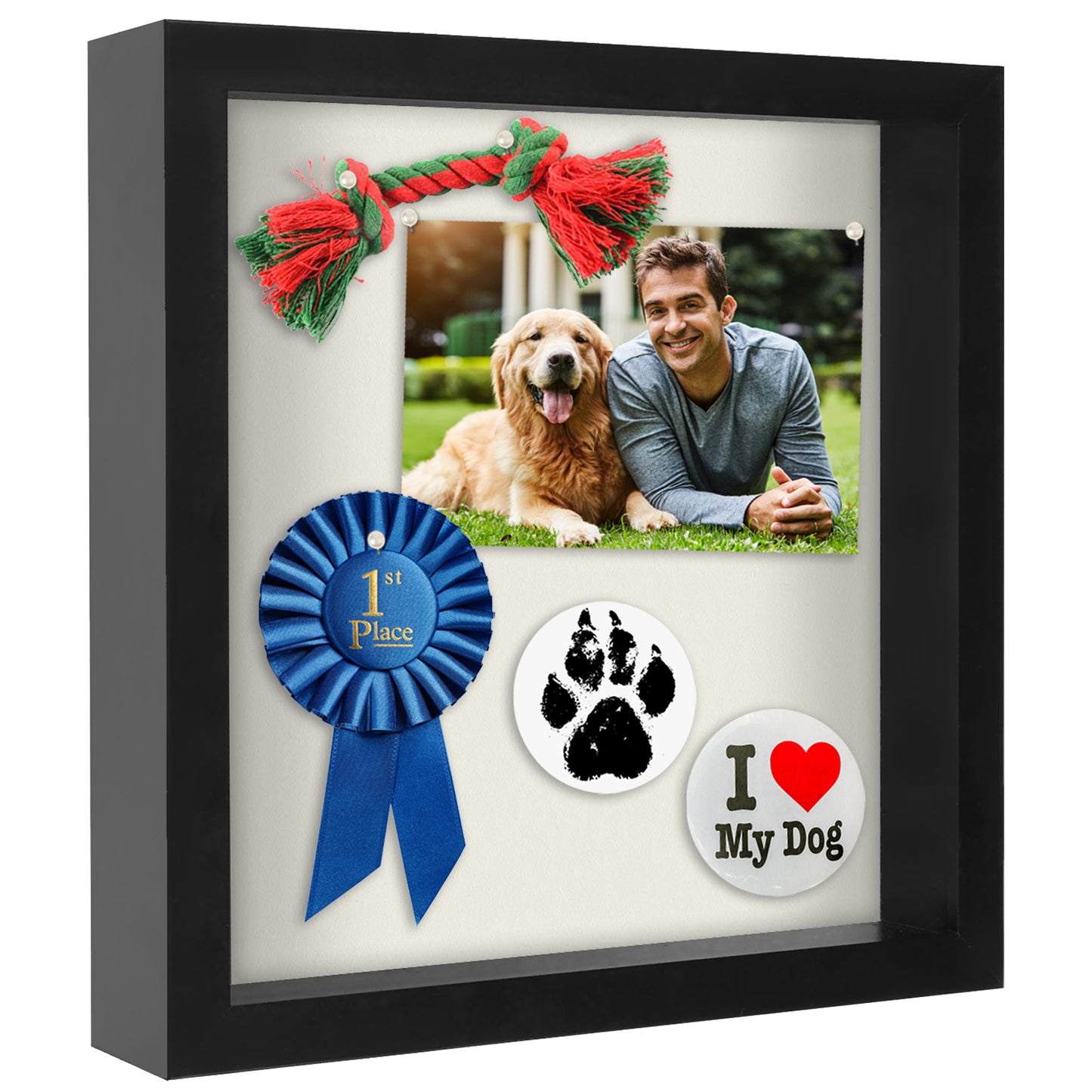 Shadow Box Keepsake Frame with Linen Back | Silhouette Collection