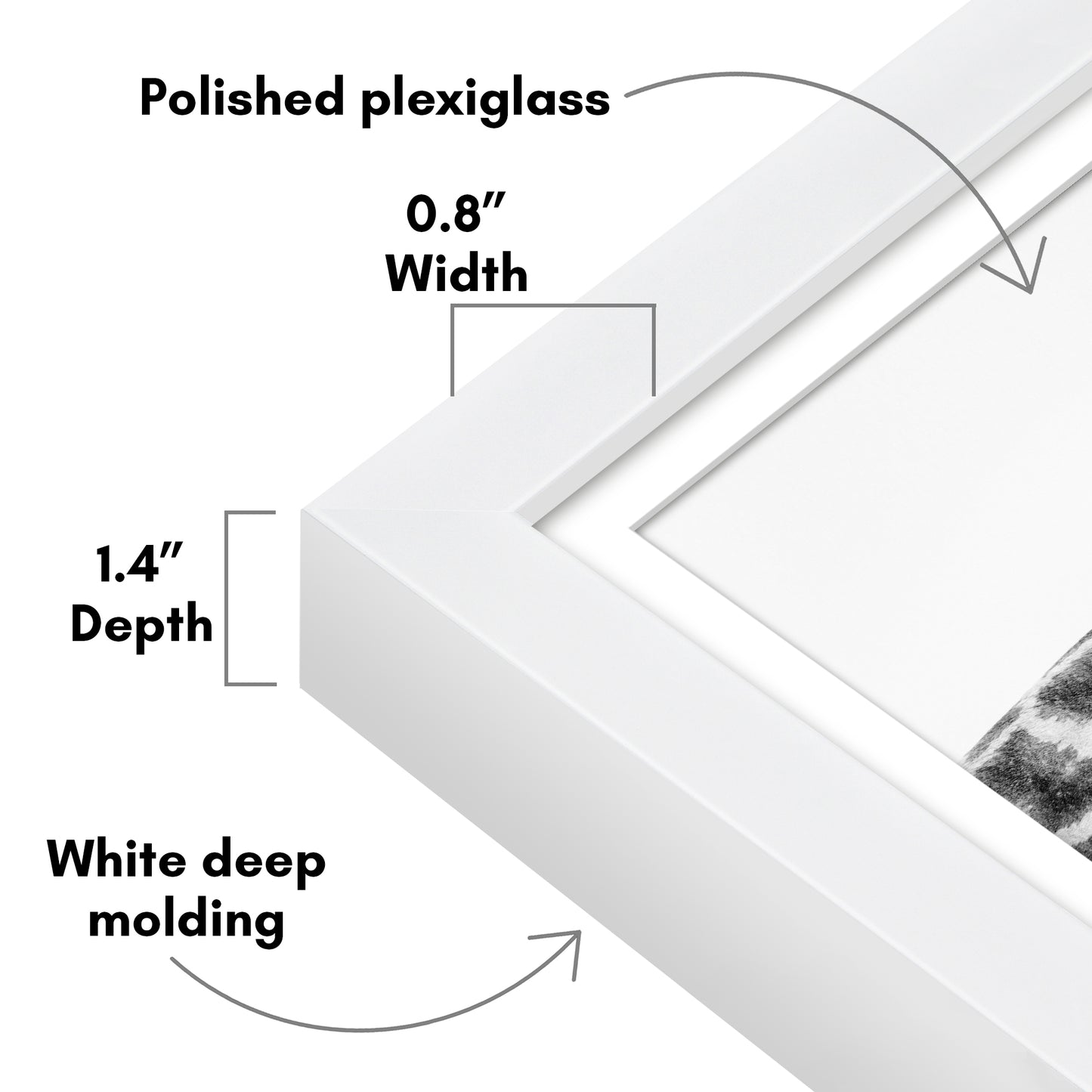Gallery Picture Frame with Mat | Soho Collection