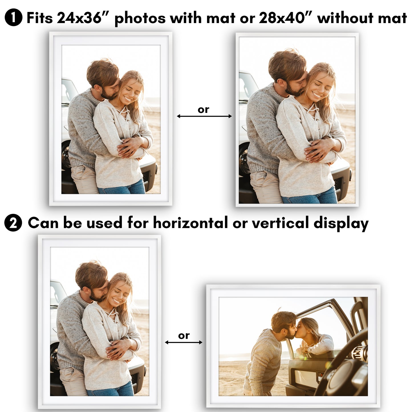 Gallery Picture Frame with Mat | Soho Collection