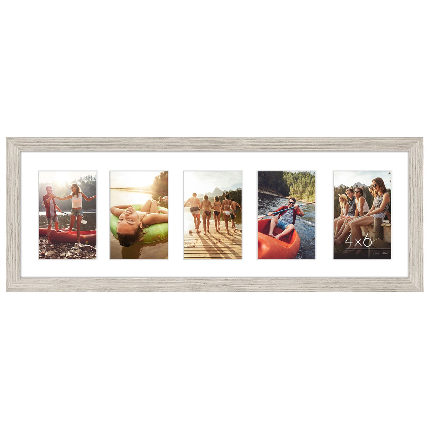 Collage Picture Frame for Five 4x6 Photos | Signature Collection