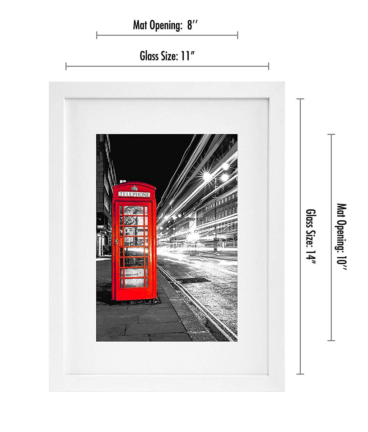 Set of 2 - Gallery Picture Frame with Mat | Signature Collection
