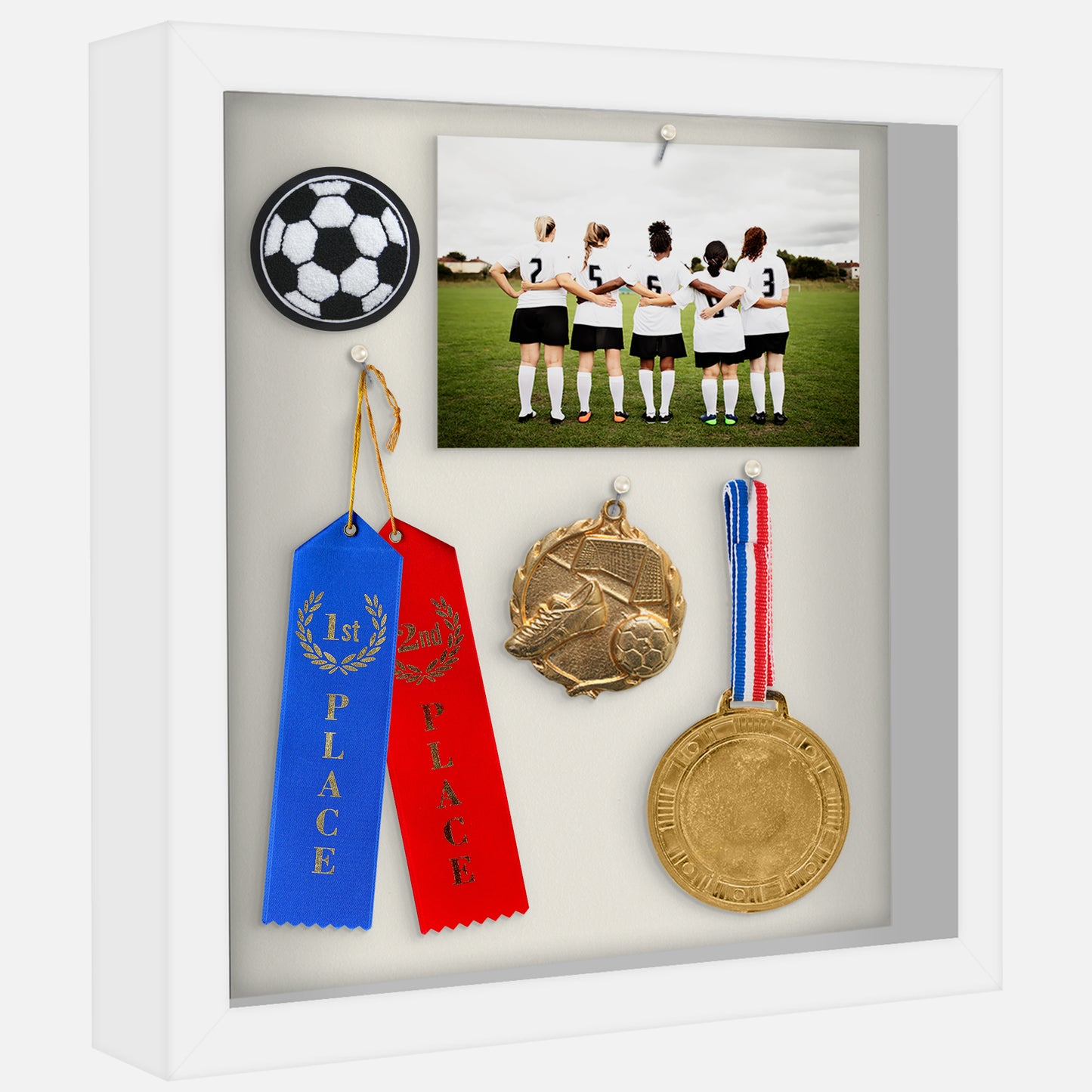 Shadow Box Keepsake Frame with Linen Back | Silhouette Collection
