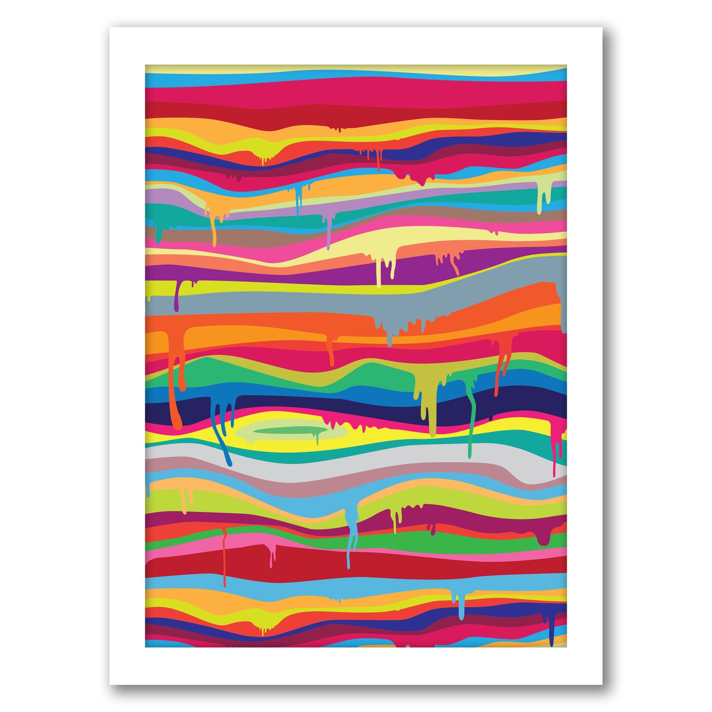 The Melting by Joe Van Wetering - Framed Print