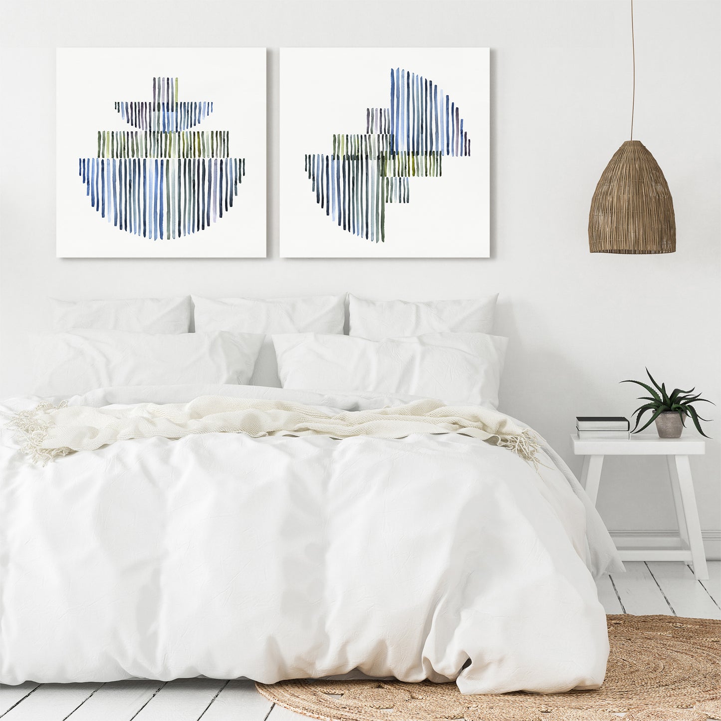 Interlude by PI Creative Art - 2 Piece Gallery Wrapped Canvas Set - Art Set - Americanflat