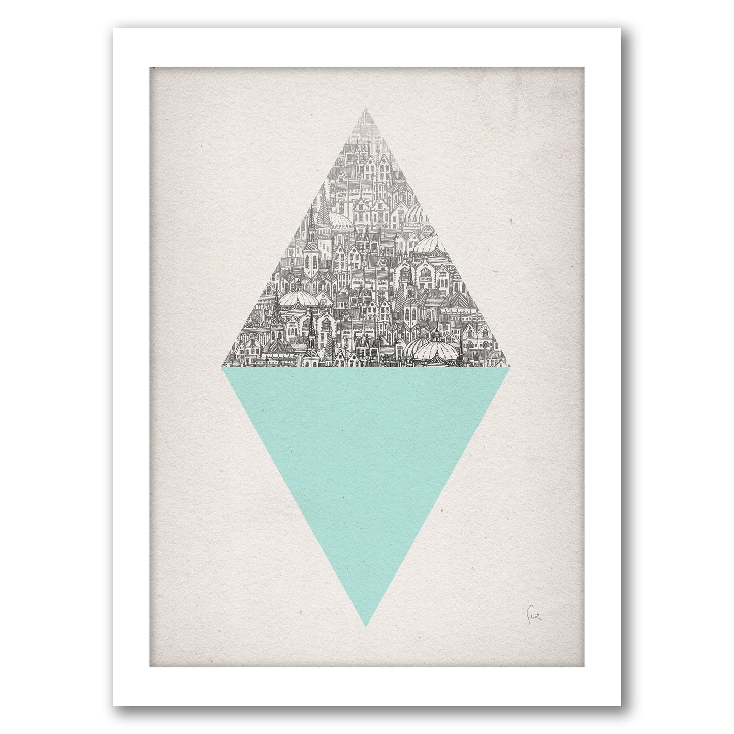 Diamond by David Fleck - Framed Print