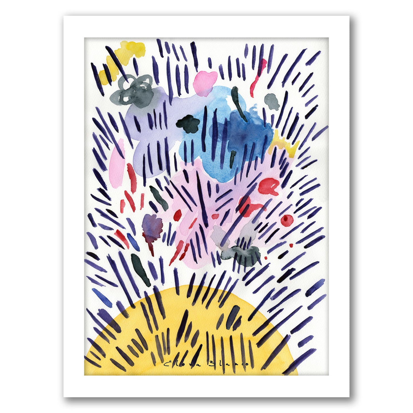 Quantum Physics by Dreamy Me - White Framed Print