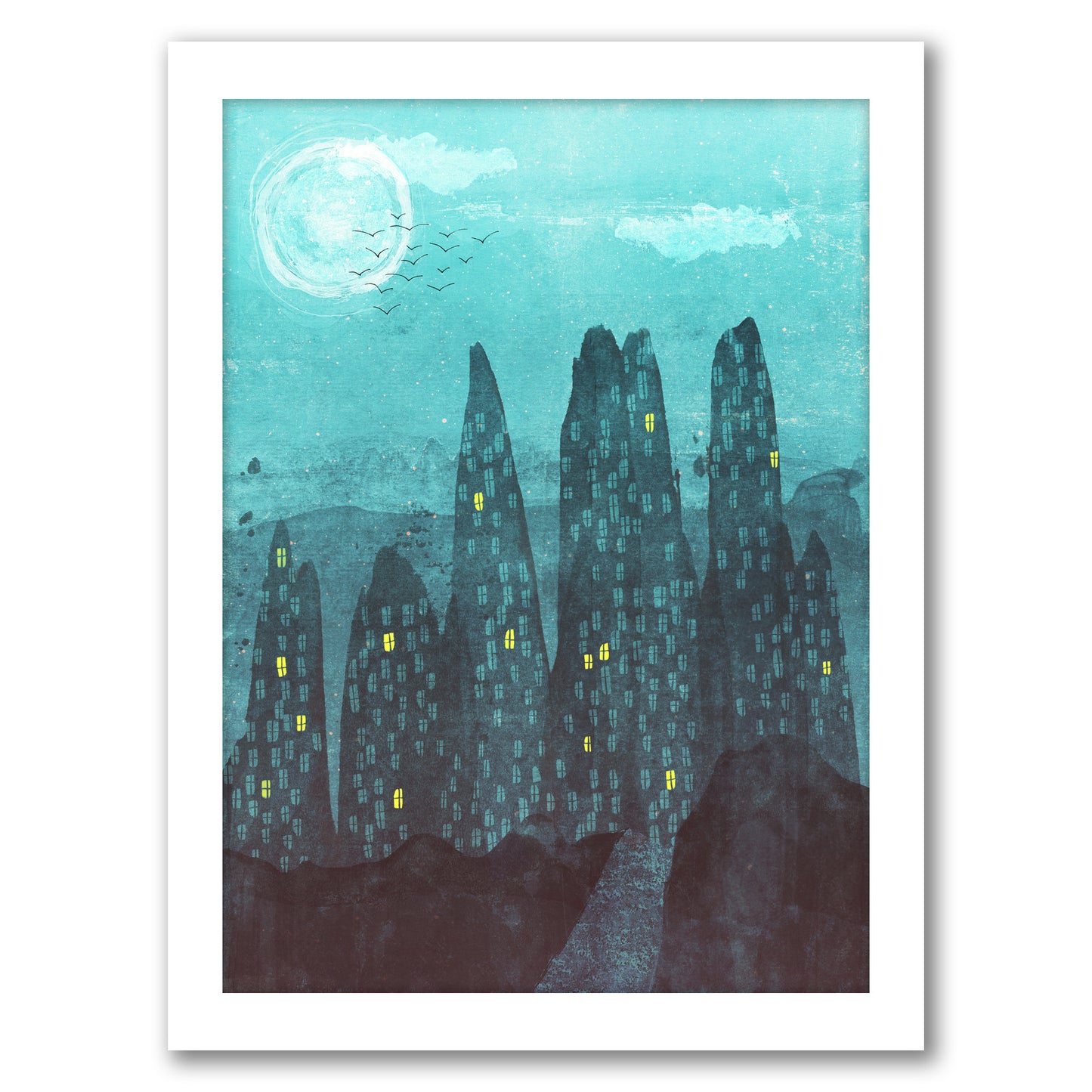 To The City by Tracie Andrews - Framed Print