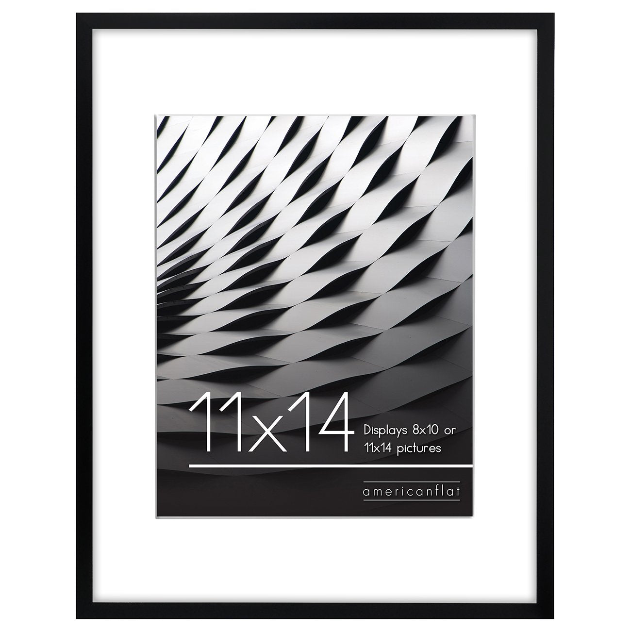 Gallery Picture Frame with Mat | Streamline Collection