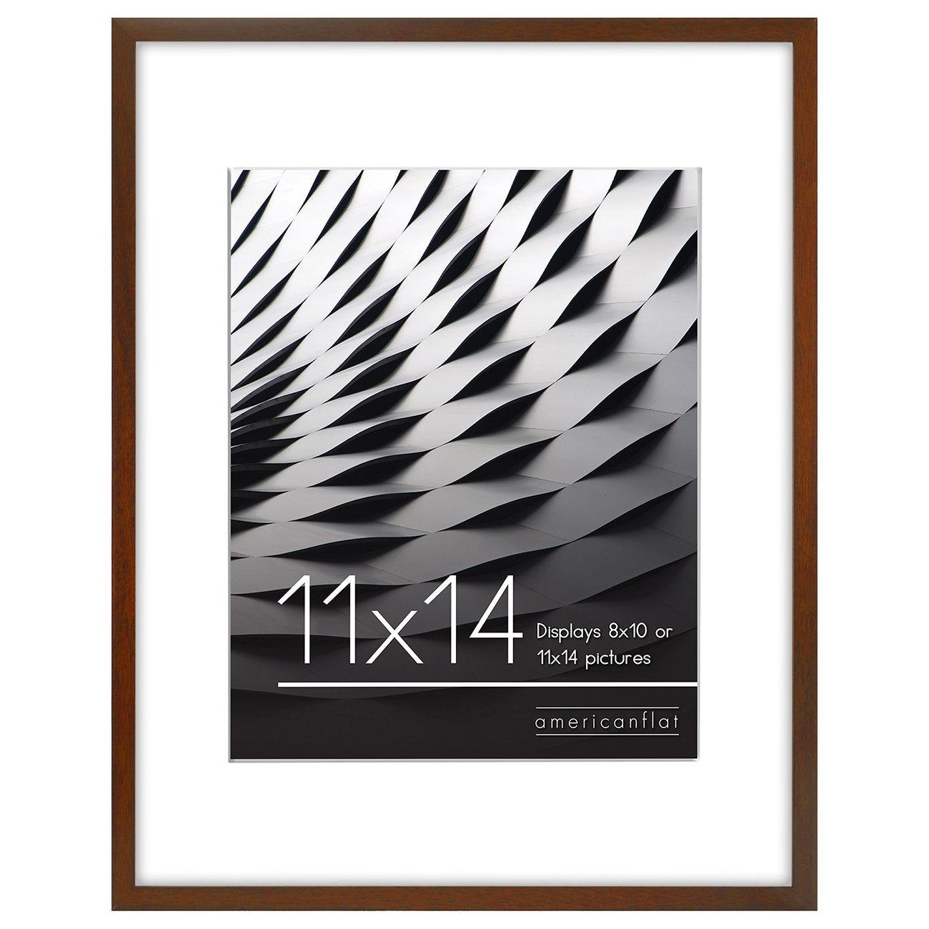 Gallery Picture Frame with Mat | Streamline Collection