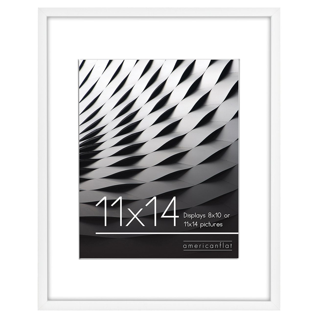 Gallery Picture Frame with Mat | Streamline Collection