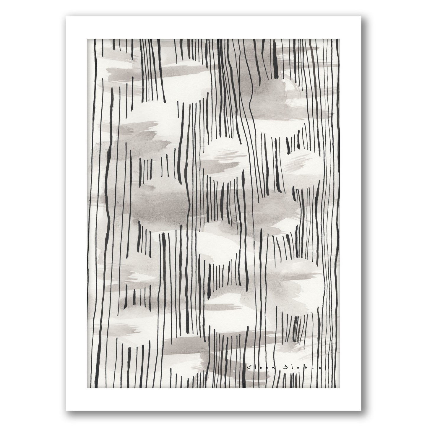 Many Moons by Dreamy Me - White Framed Print