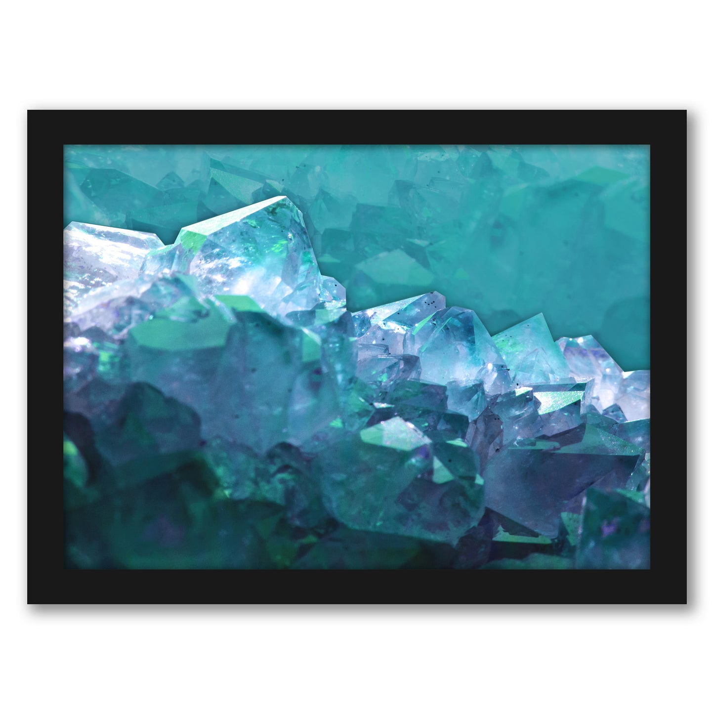 Water Crystals by Emanuela Carratoni - Framed Print
