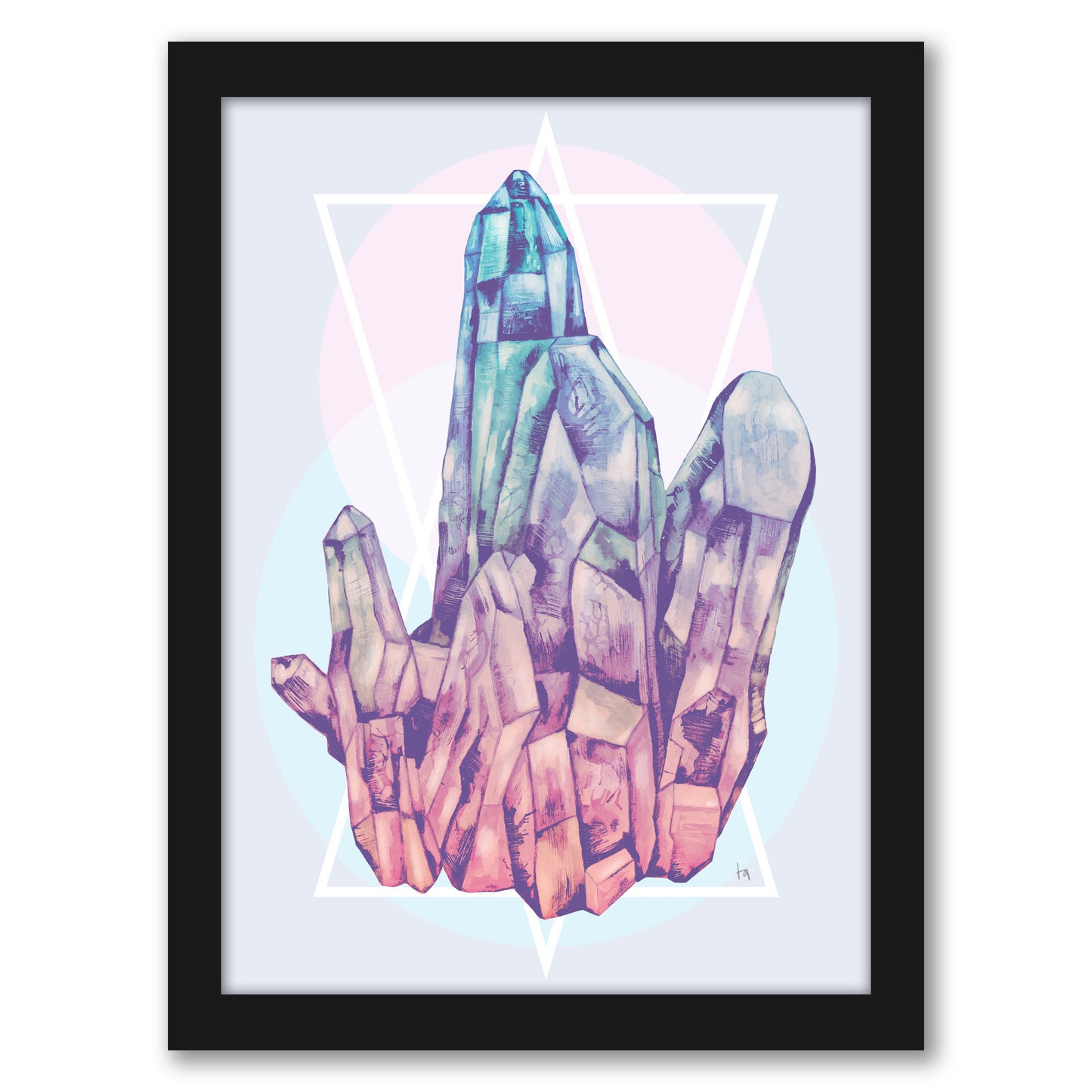 Crystalline 1 by Tracie Andrews - Framed Print