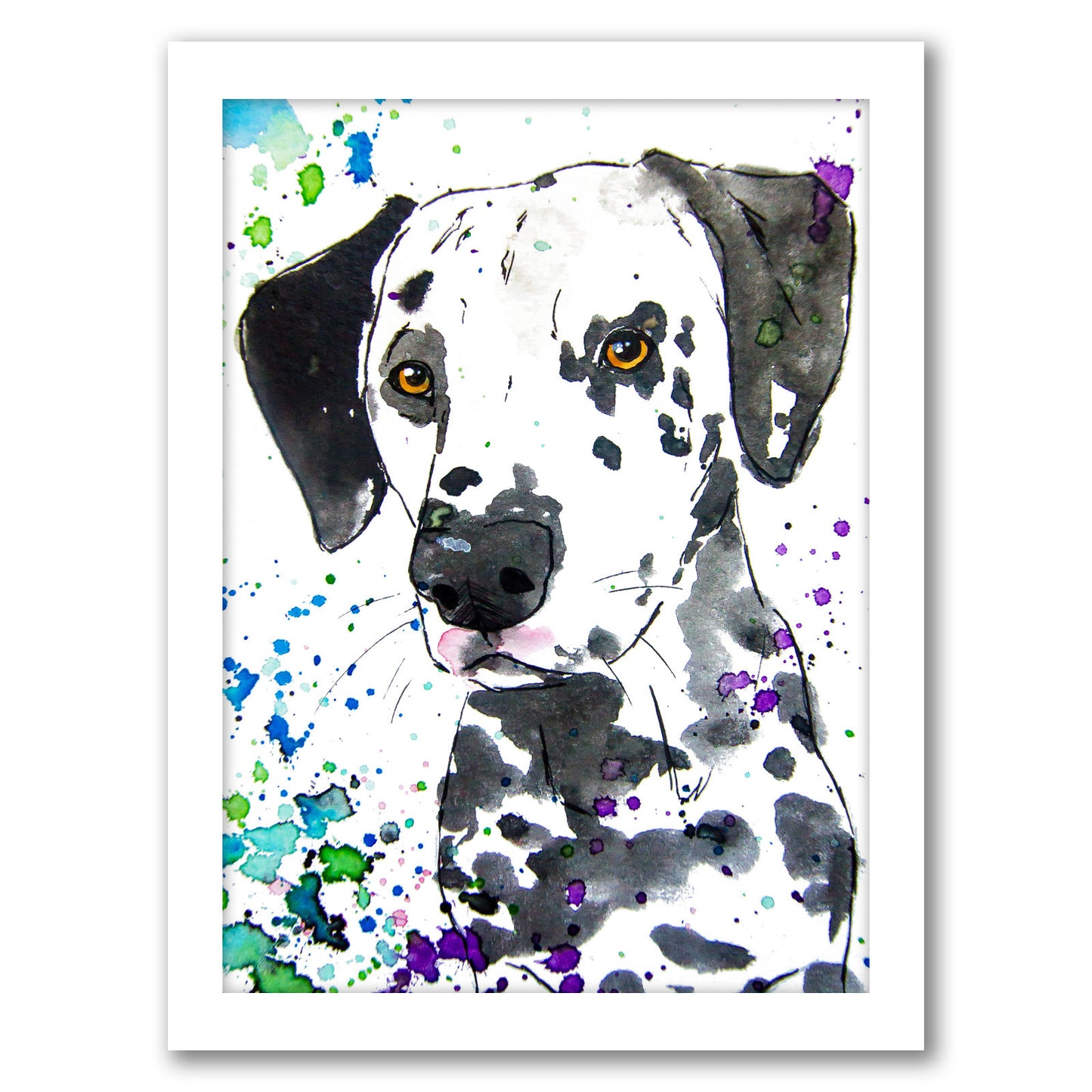 Dalmatian by Allison Gray - Framed Print