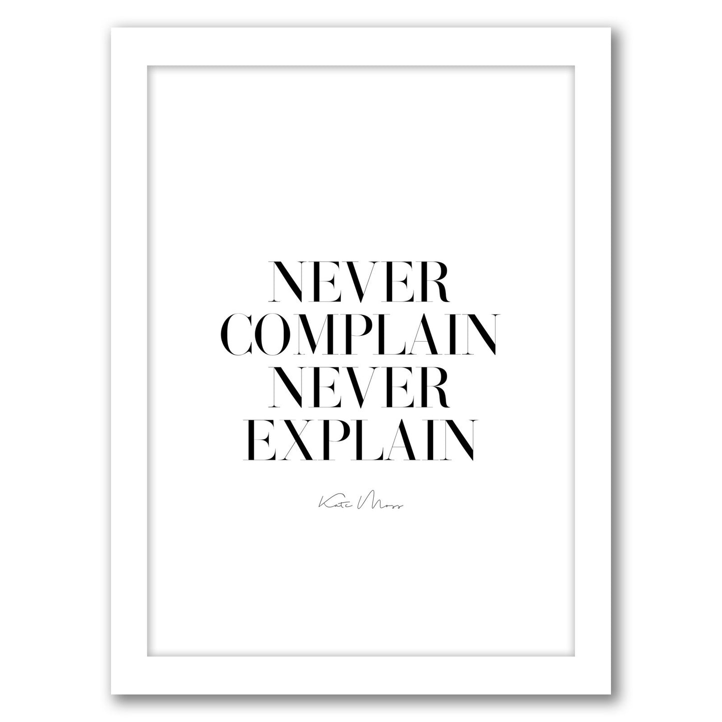 Never Never by Explicit Design - Framed Print