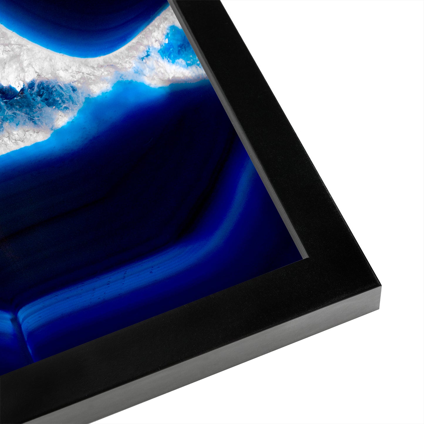 Fluo Agate 1 by Emanuela Carratoni - Framed Print