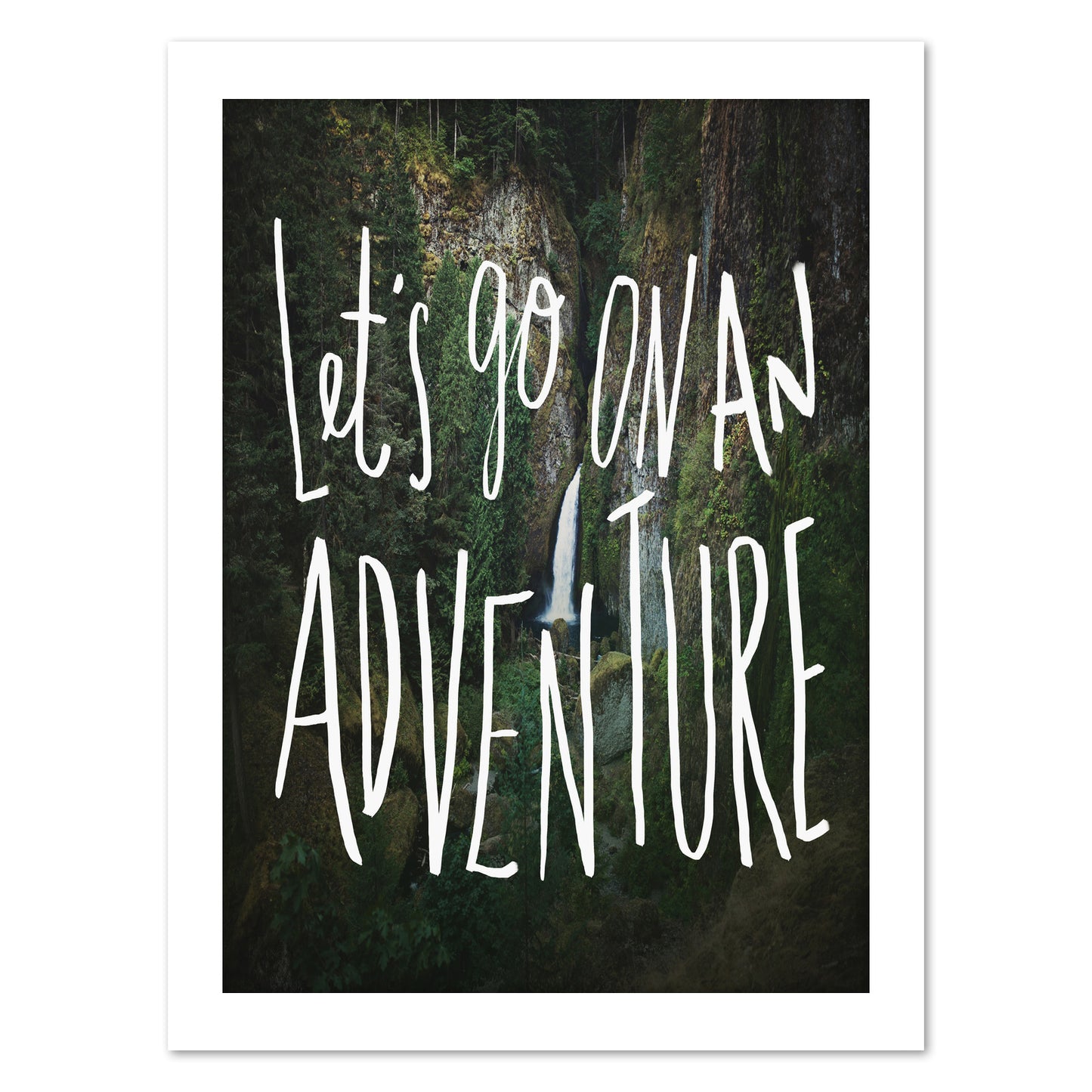 Let S Go On An Adventure by Leah Flores - Framed Print