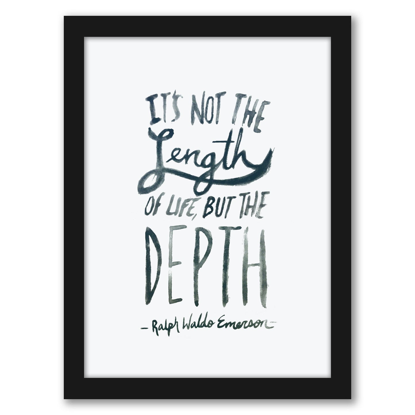 Depth by Leah Flores - Framed Print