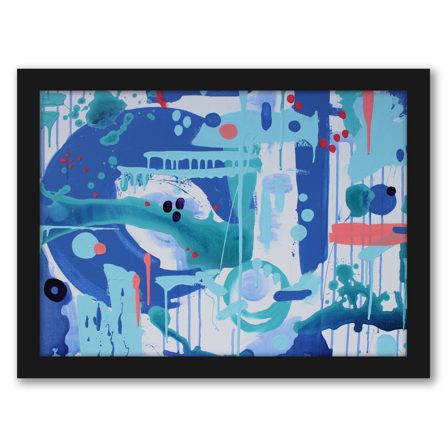 Abstract Marble by Deb McNaughton - Framed Print