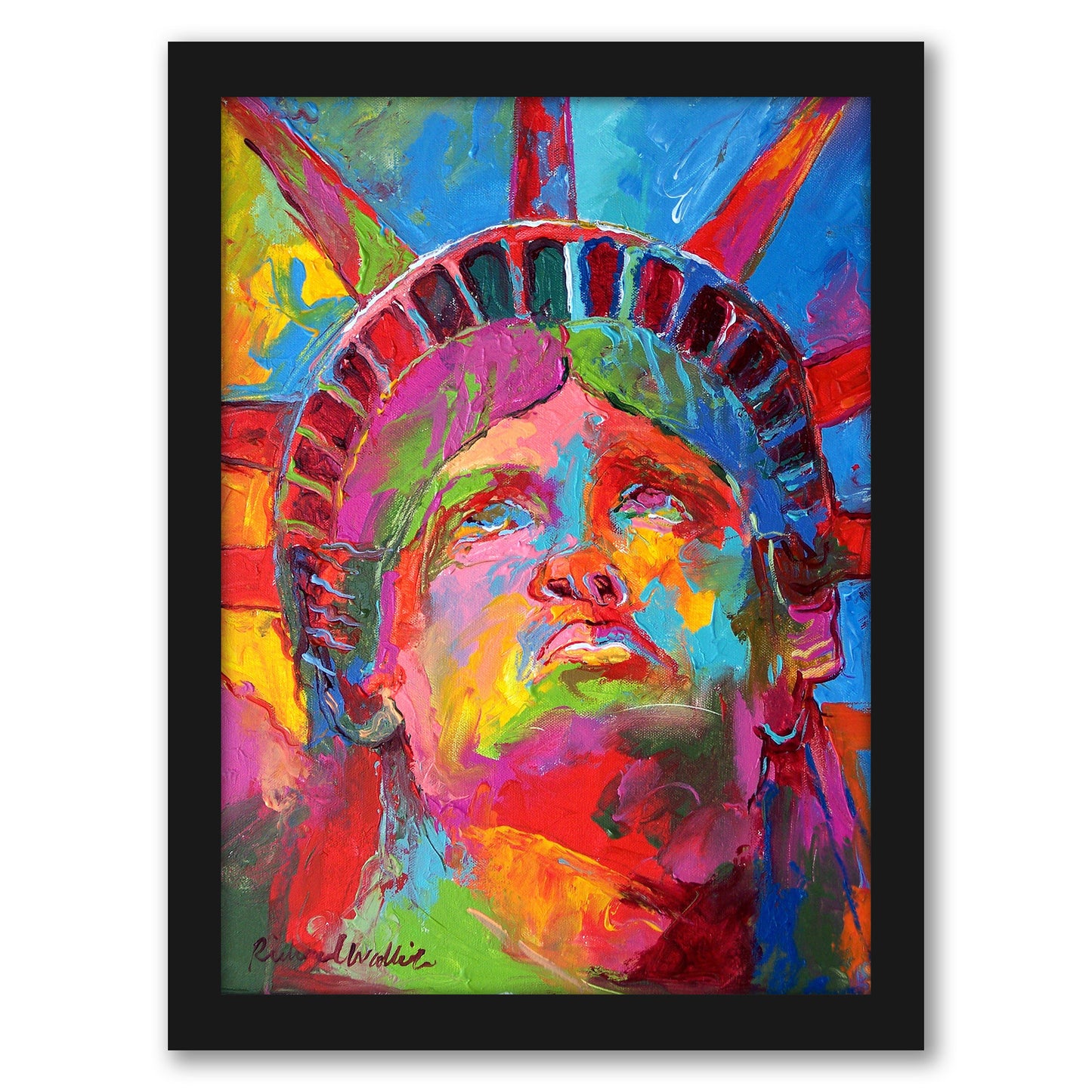 Liberty by Richard Wallich - Framed Print