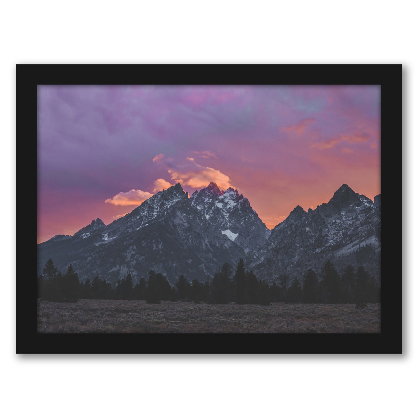Grand Tetons Wyoming Iv by Luke Gram Framed Print