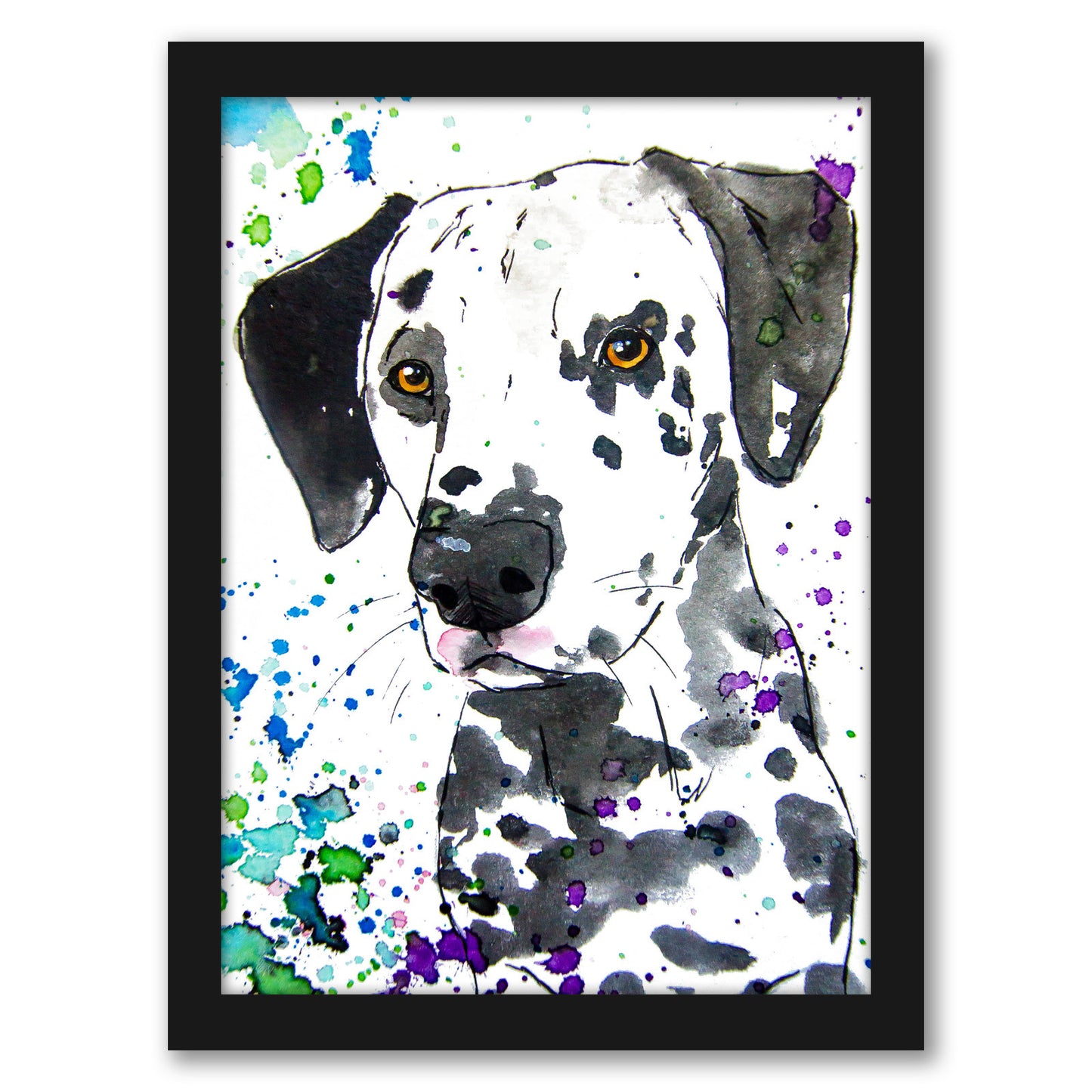 Dalmatian by Allison Gray - Framed Print