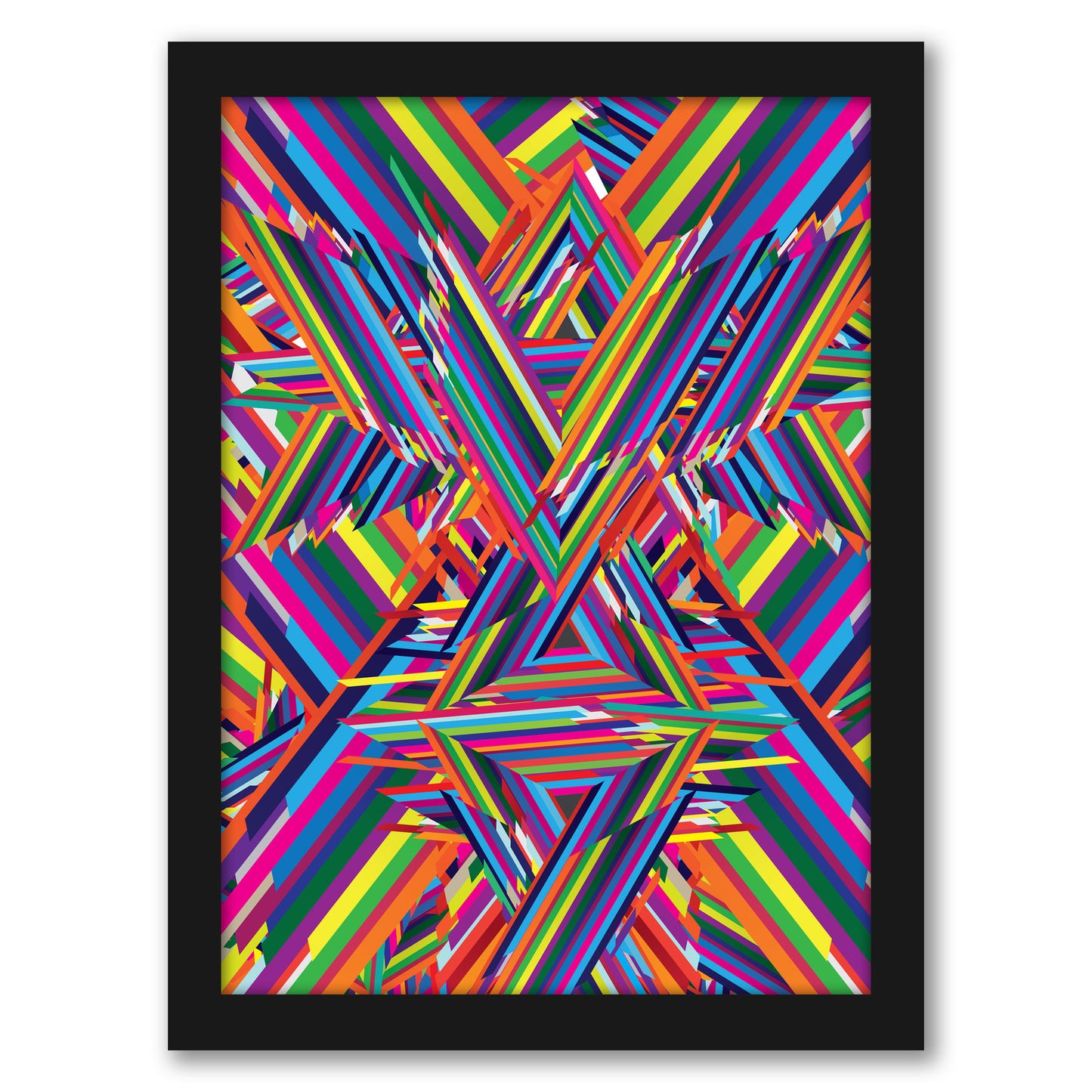 The Shattering by Joe Van Wetering - Framed Print