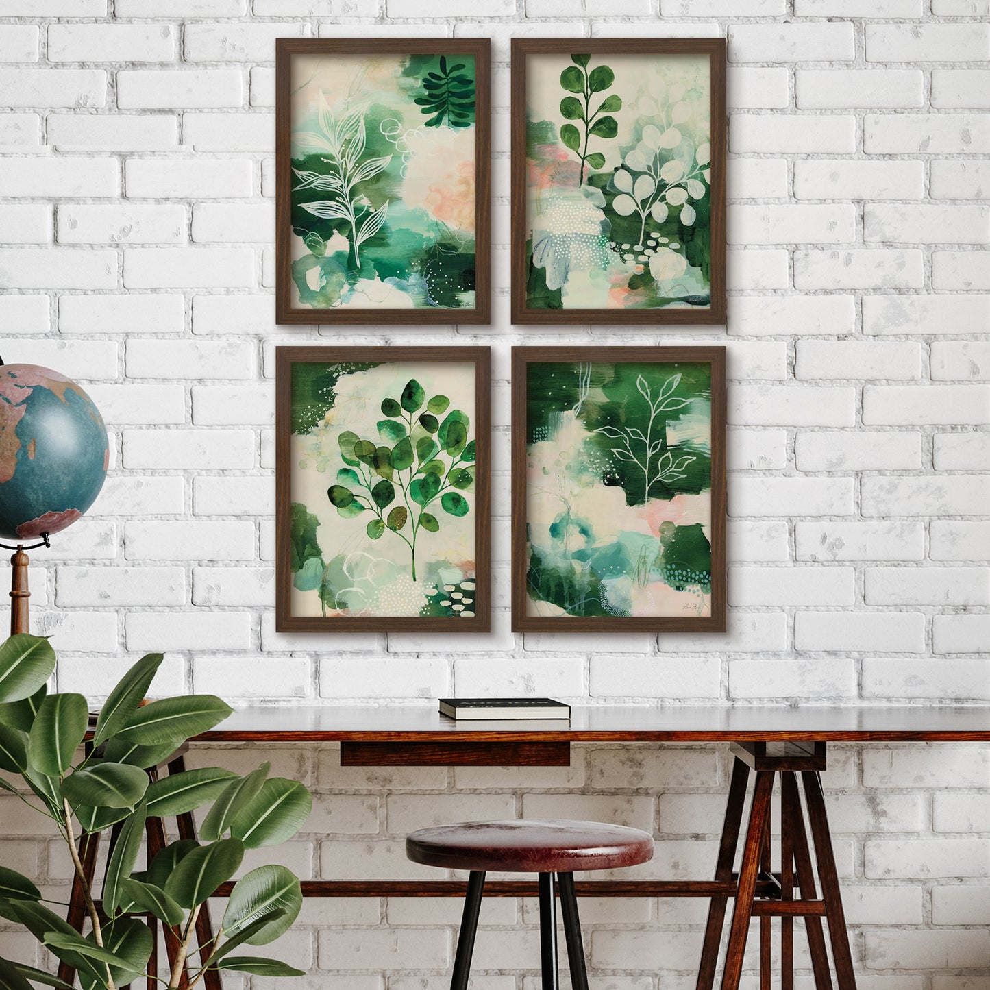 Nature Story by Silvia Vassileva - 4 Piece Gallery Framed Print Art Set