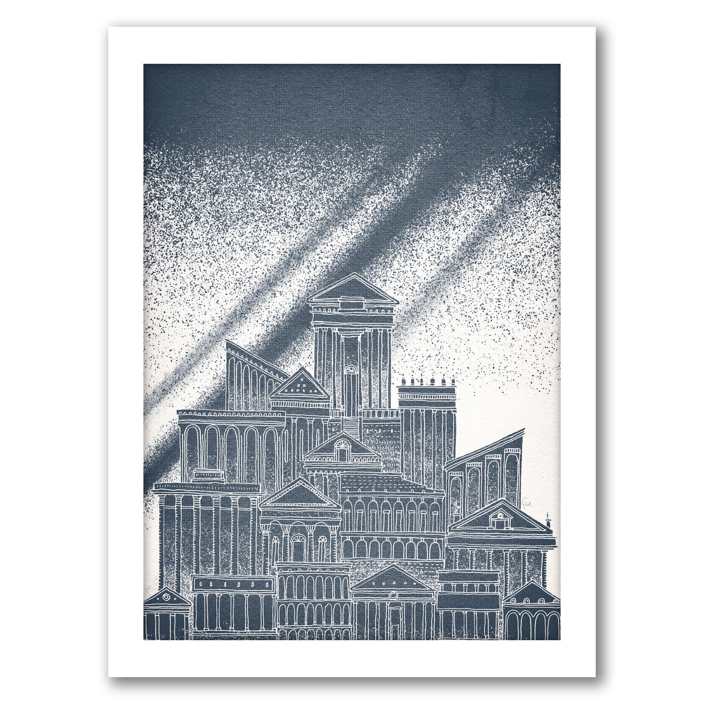 Saturn by David Fleck - Framed Print