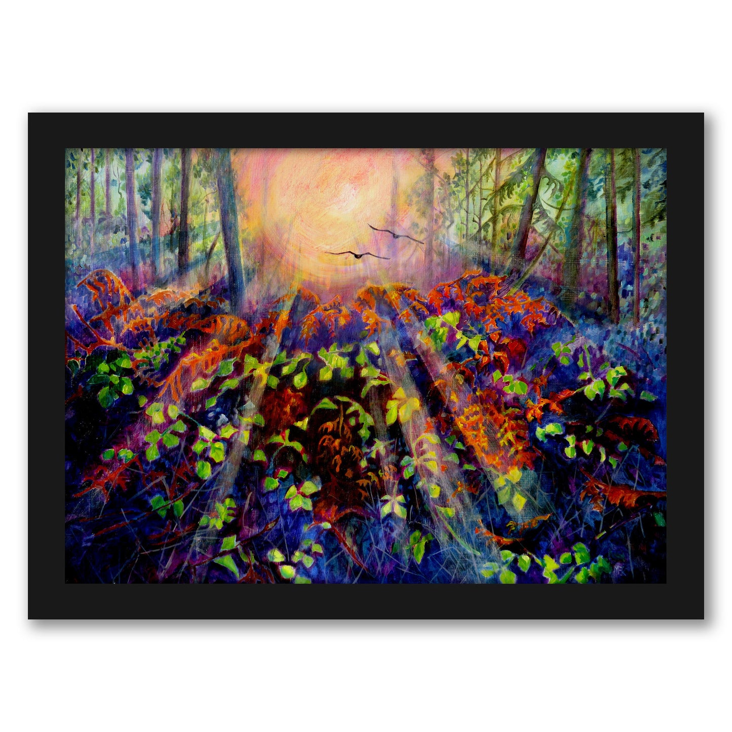 Birds Flying By Mary Kemp - Framed Print