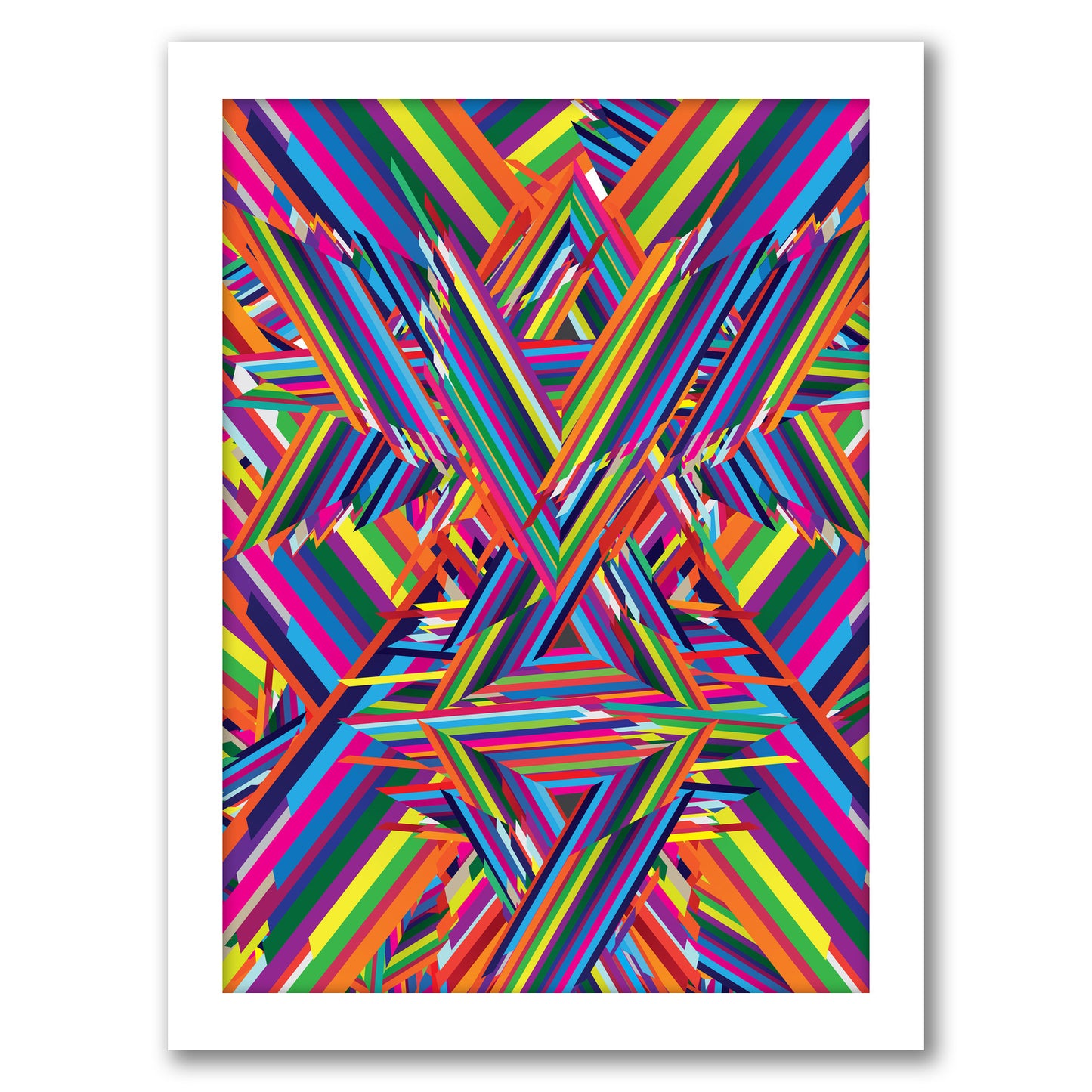 The Shattering by Joe Van Wetering - Framed Print