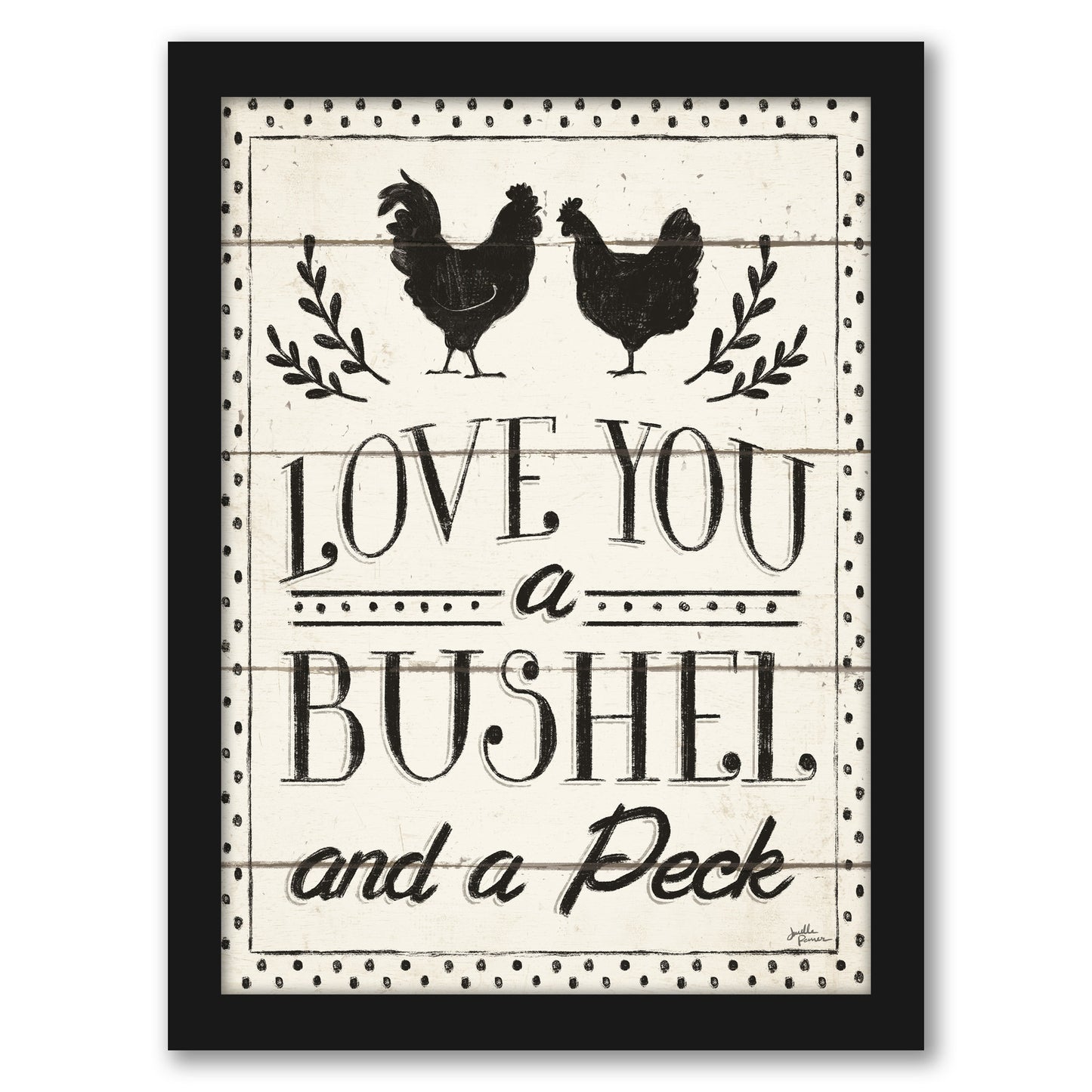 Country Thoughts V by Wild Apple - Framed Print