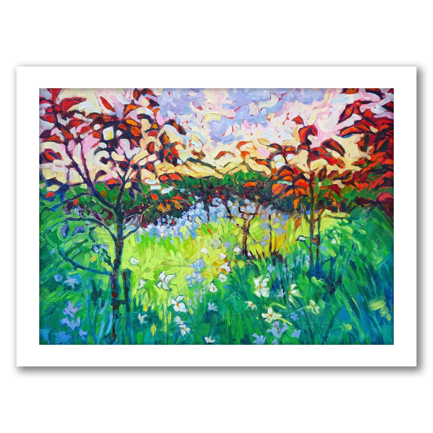 Garden At Houghton Hall By Mary Kemp - Framed Print