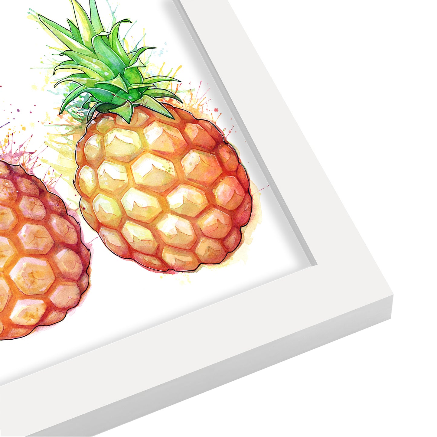 Fat Pineapples by Sam Nagel - Framed Print