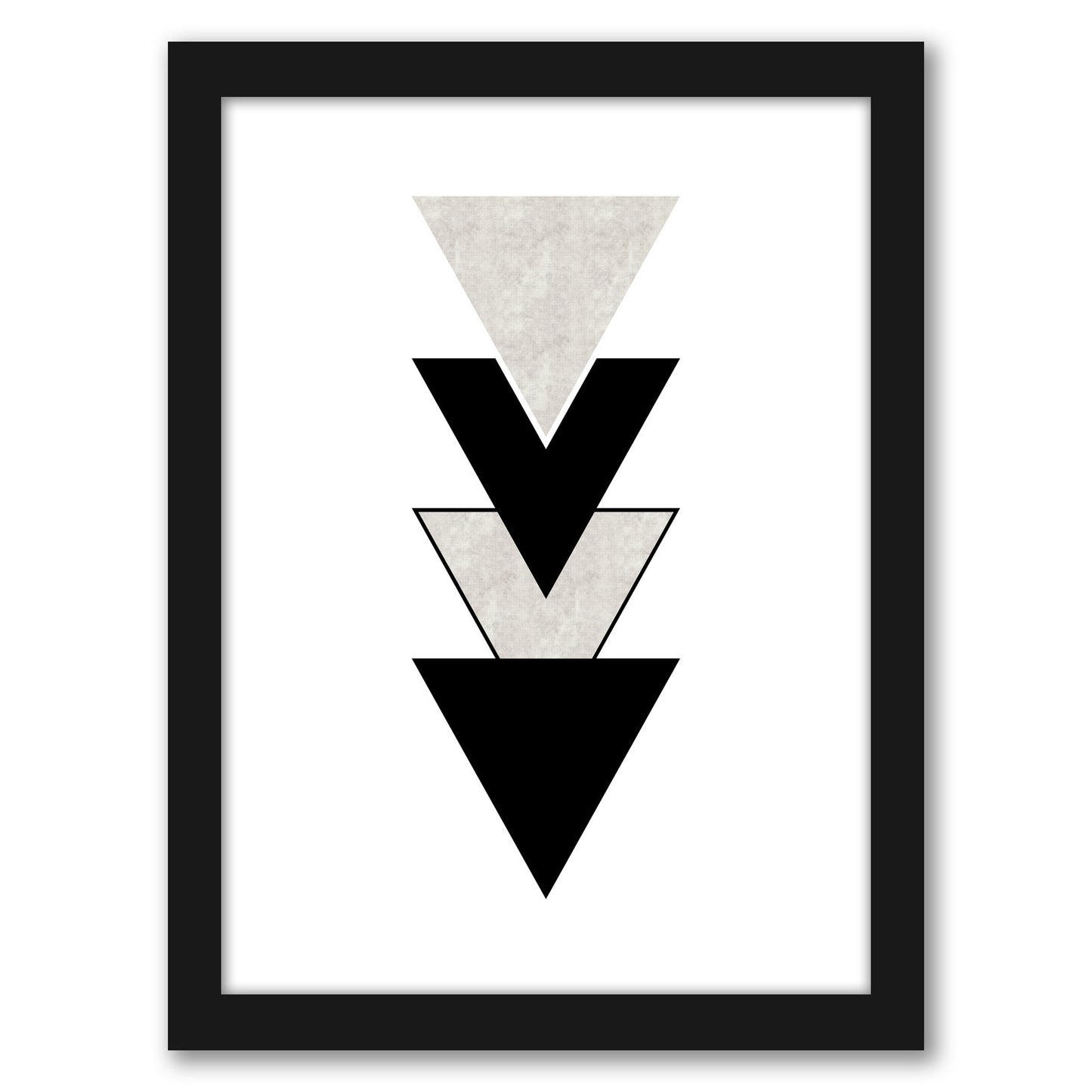 Geometric Art 47 by Pop Monica Framed Print