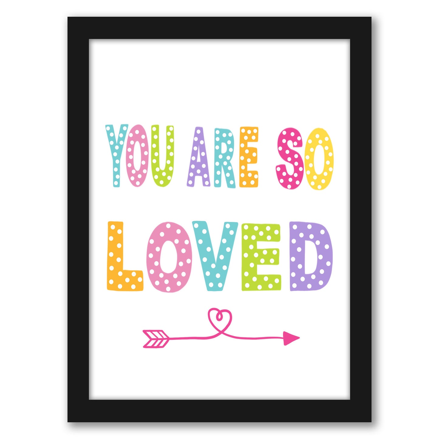 You Are Loved By Lisa Nohren - Framed Print