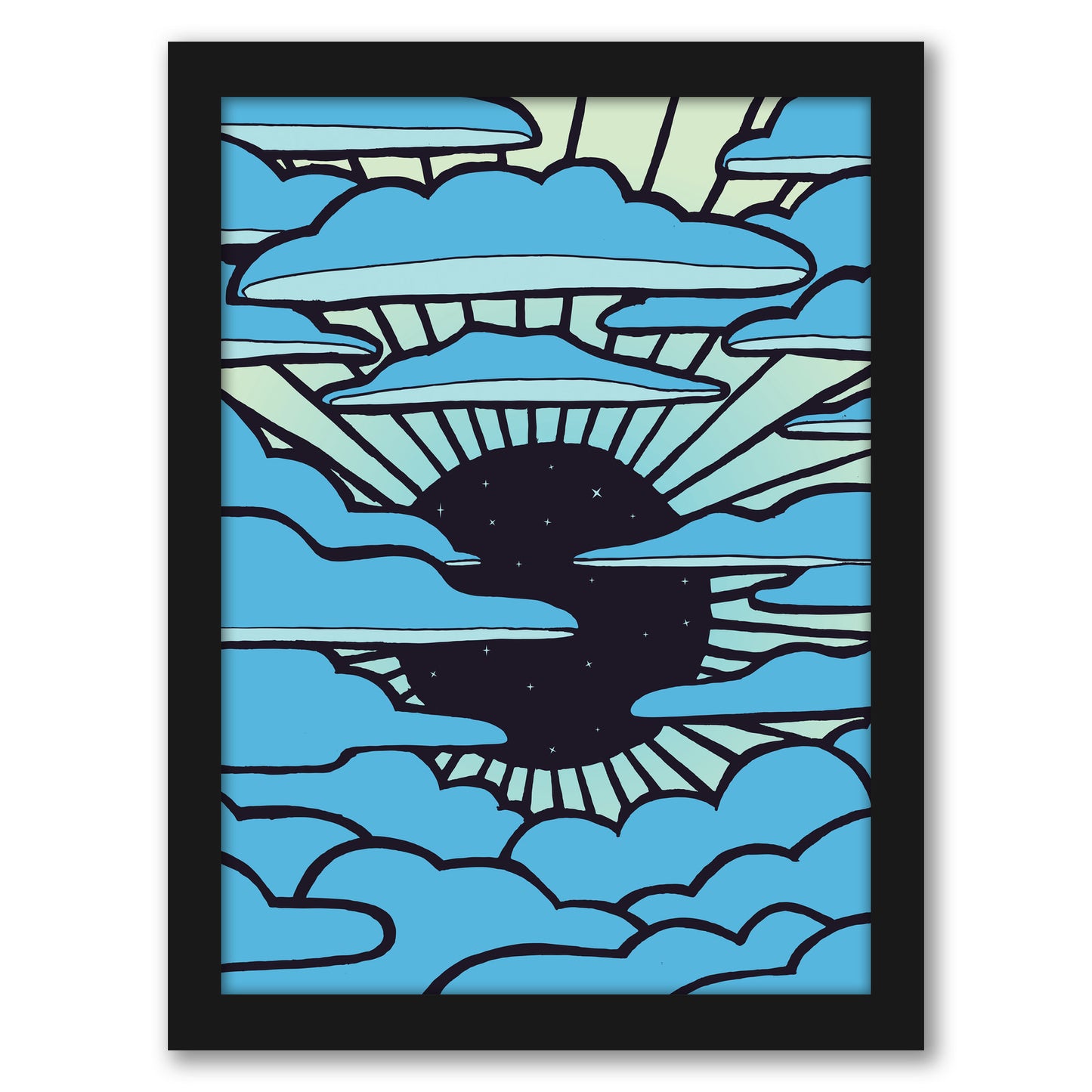 New Sun by Joe Van Wetering Framed Print