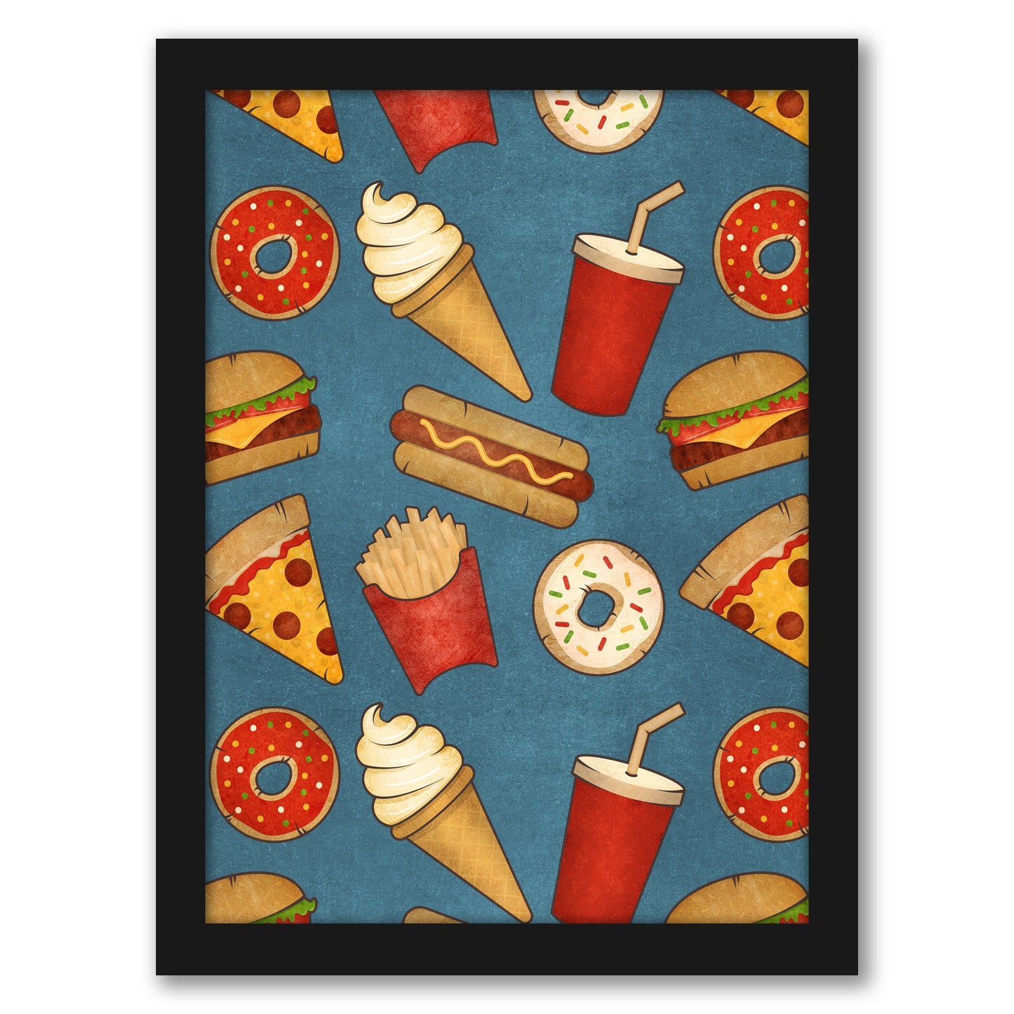 Fast Food by Tracie Andrews - Framed Print