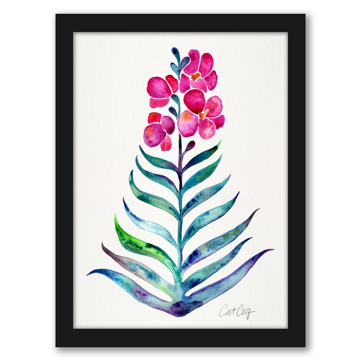Blooming Orchid by Cat Coquillette Framed Print