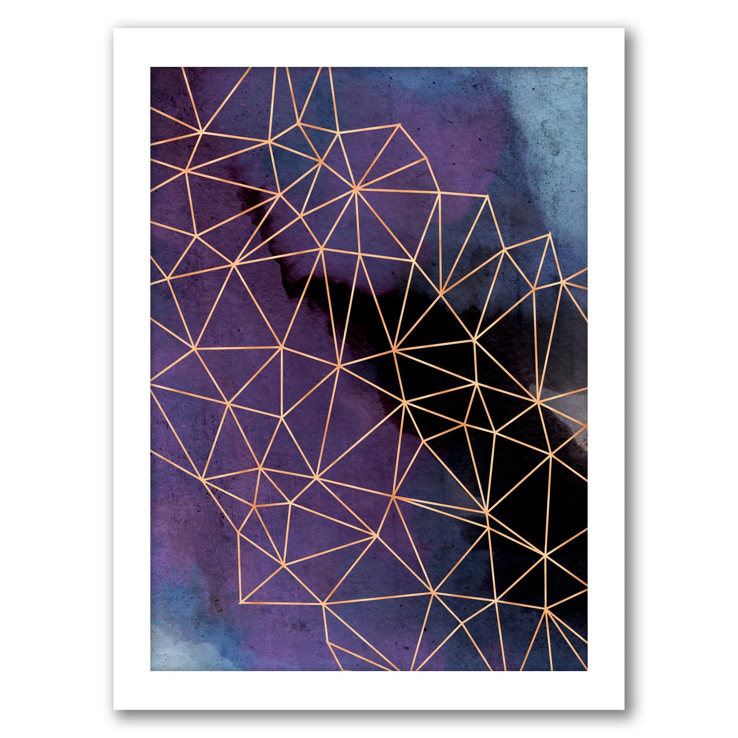 Ultraviolet Storm by Emanuela Carratoni - Framed Print