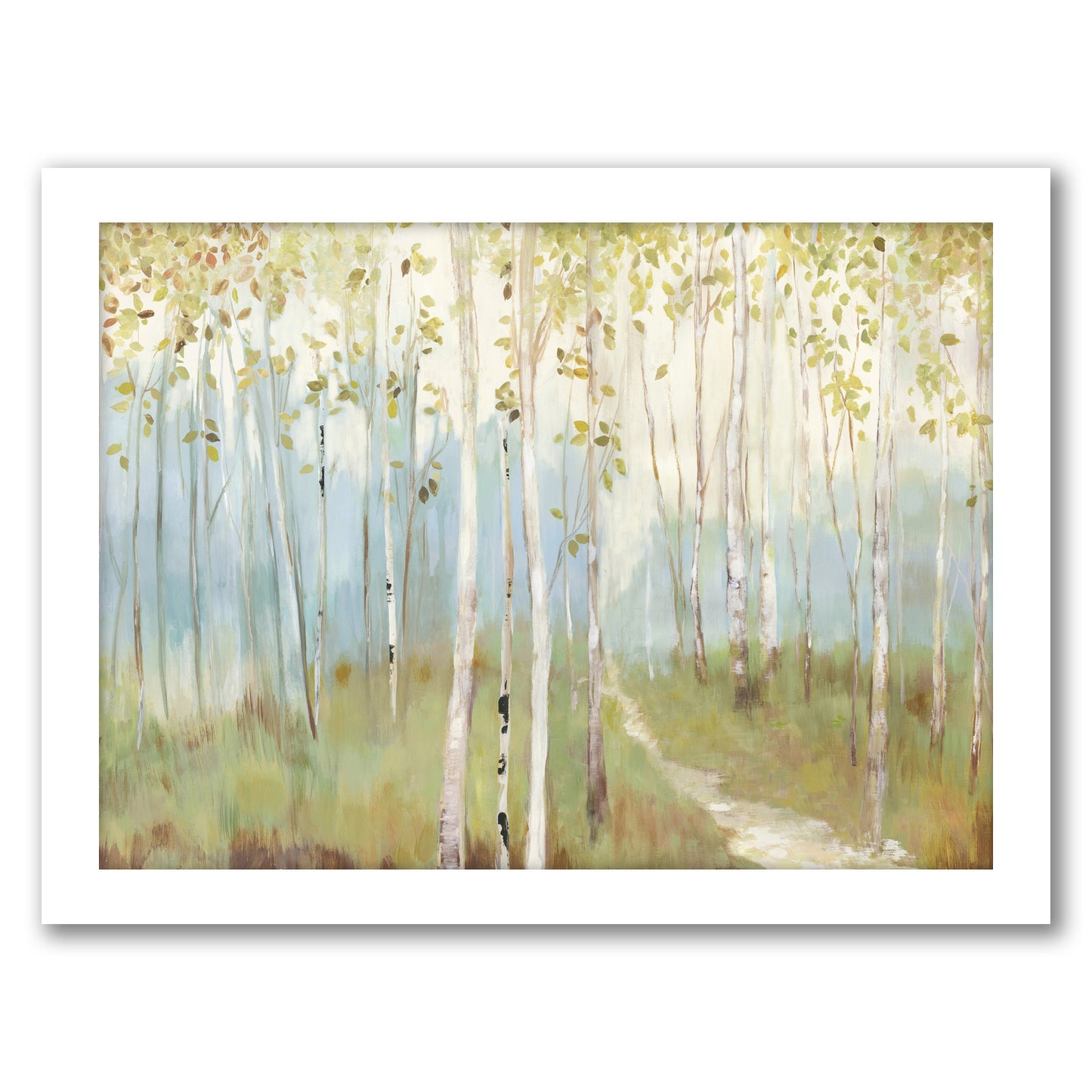 Sunny Forest by PI Creative Art - Framed Print