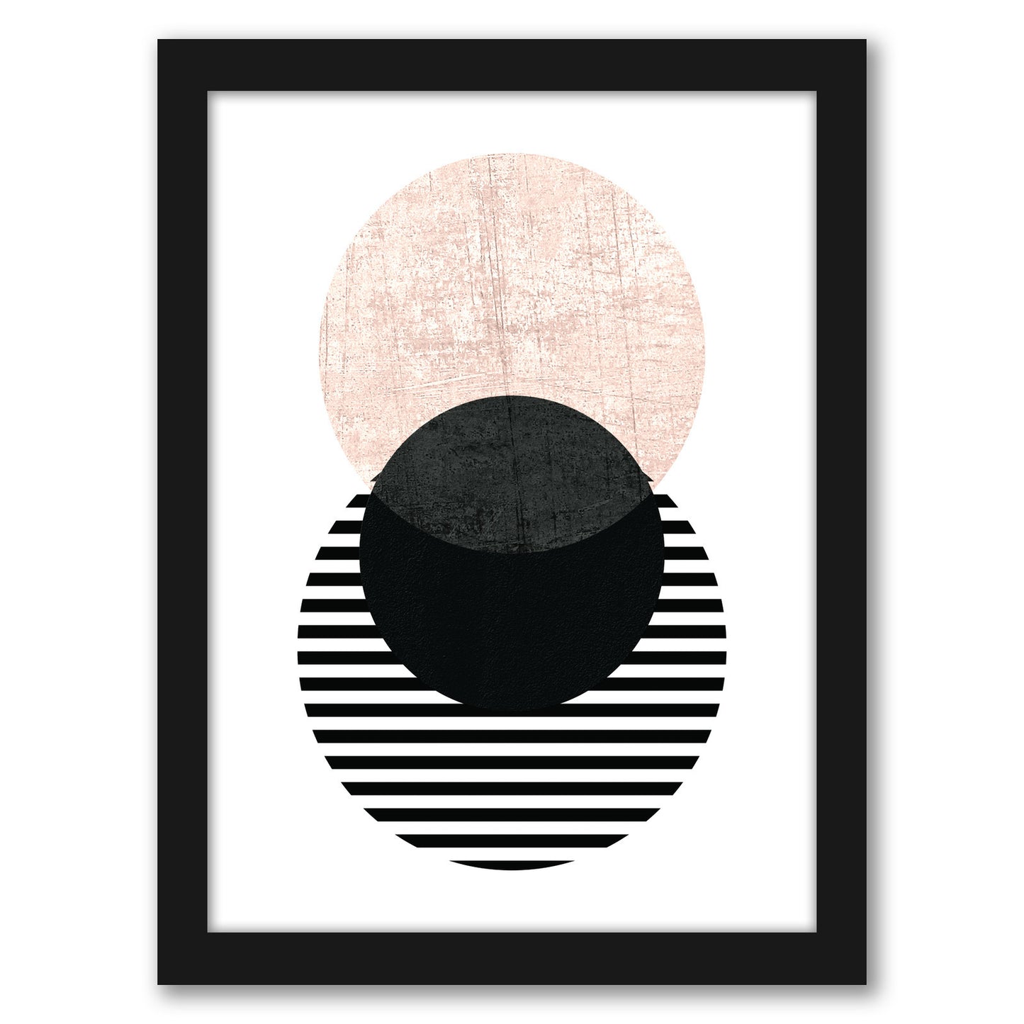 Geometric Art 5 by Pop Monica Framed Print