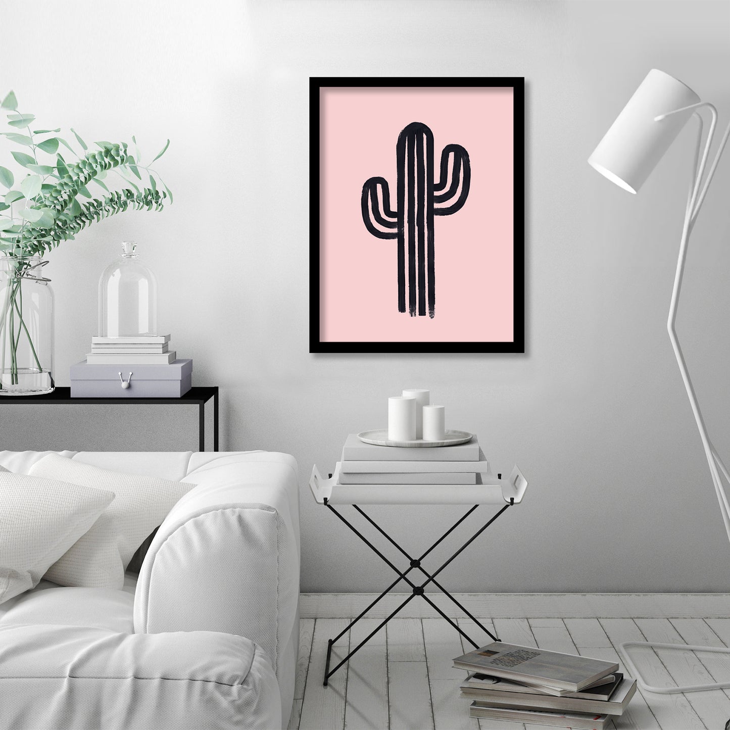 God Cactus by Emanuela Carratoni - Framed Print