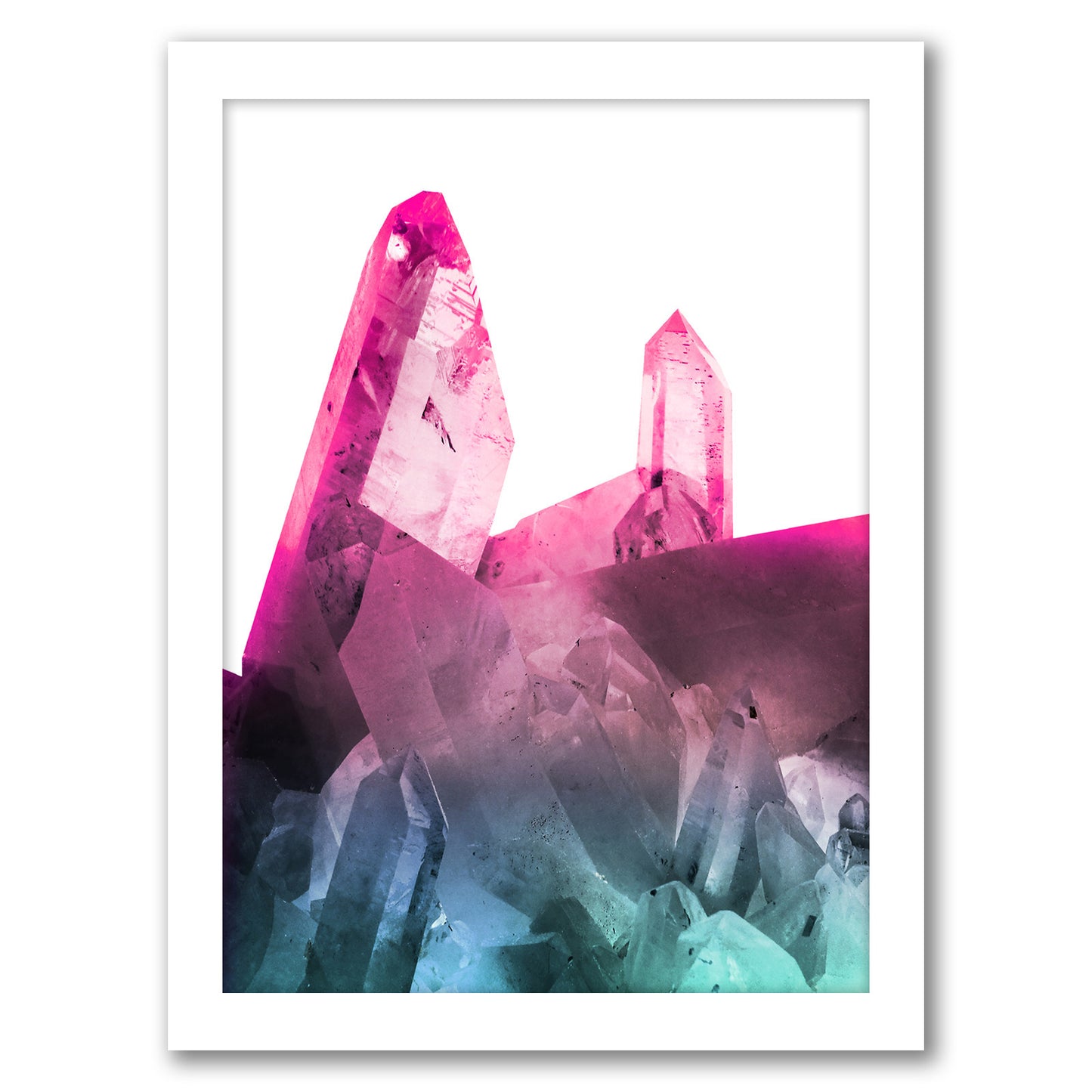 Rainbow Gems by Emanuela Carratoni Framed Print