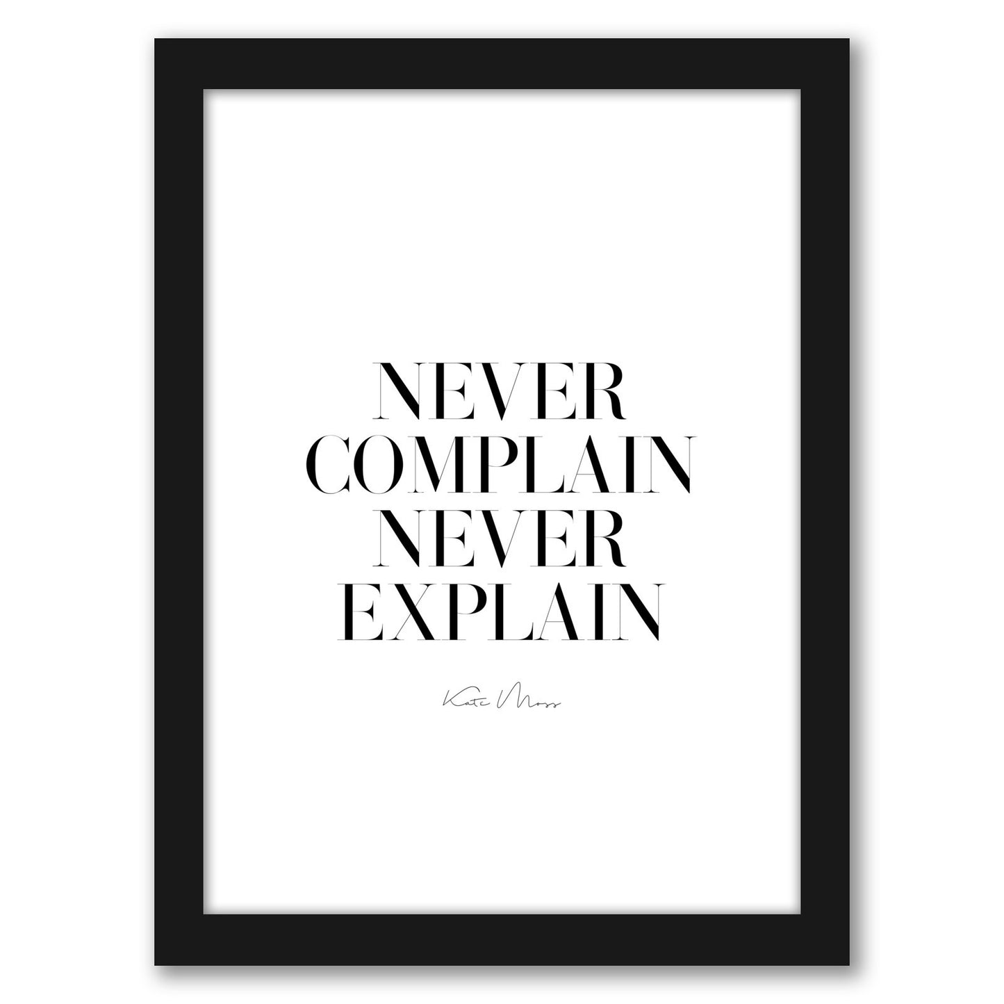 Never Never by Explicit Design - Framed Print