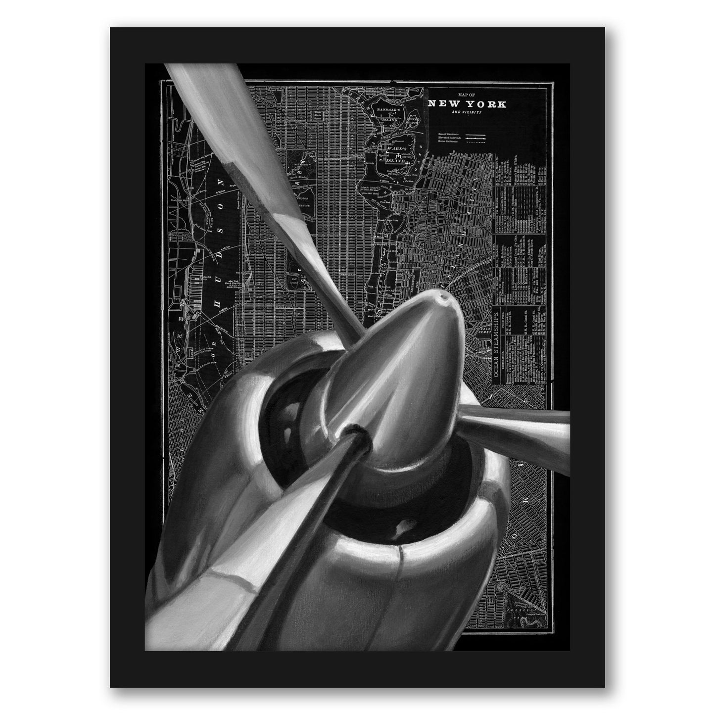 Vintage Plane I by Ethan Harper by World Art Group - Framed Print